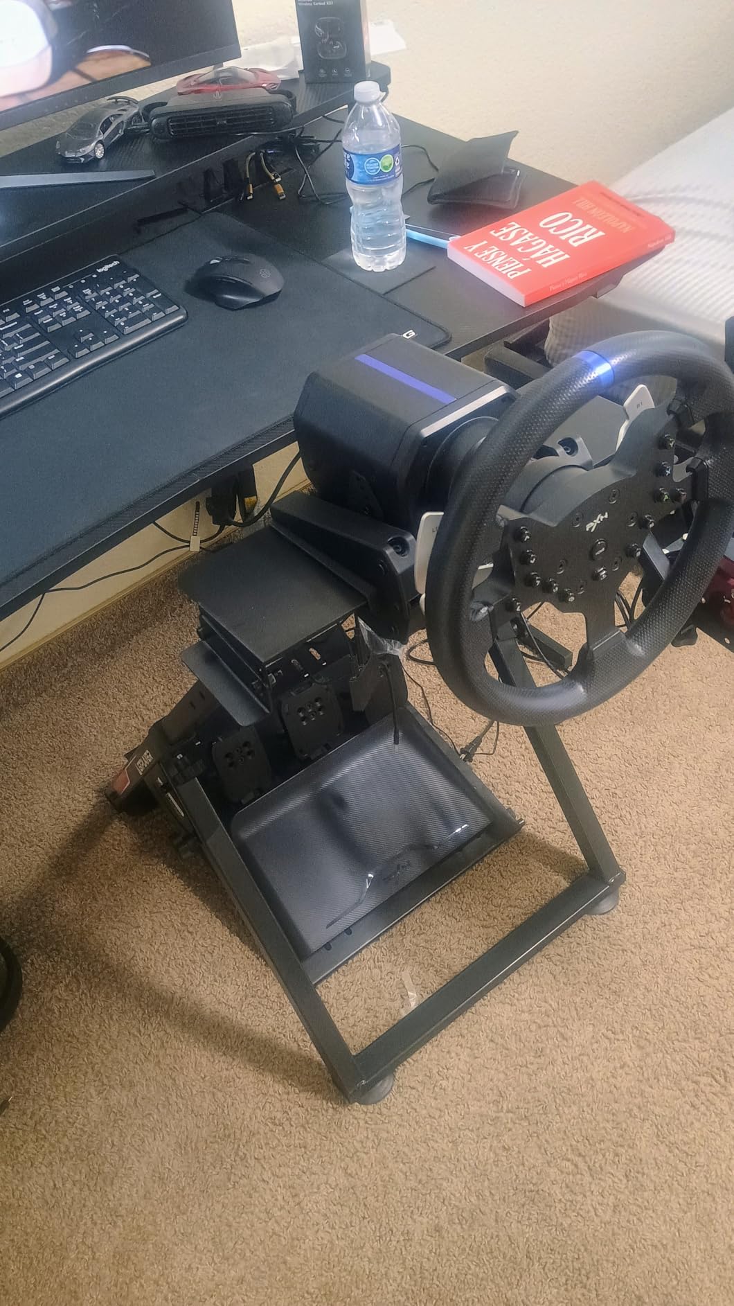 PXN V99 PC Racing Wheel, Real Force Feedback Steering Wheel with Pedals and Shifter, Detachable 270/900 Degree Race Steering Wheel Simulator for PC, Xbox One, Xbox Series X/S, PS4 customer photo 2