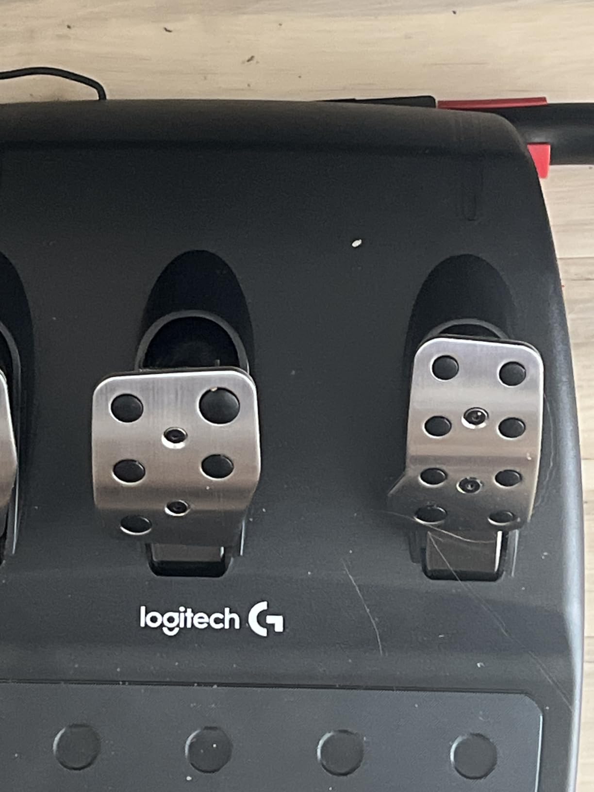 RACGTING Racing Wheel Stand for Logitech G29 - Foldable Racing Simulator Cockpit, Adjustable Sim Racing Stand for Logitech G920/G923/G27/G25, Thrustmaster T248X/T248/T300RS/T150/458, Black customer photo 1