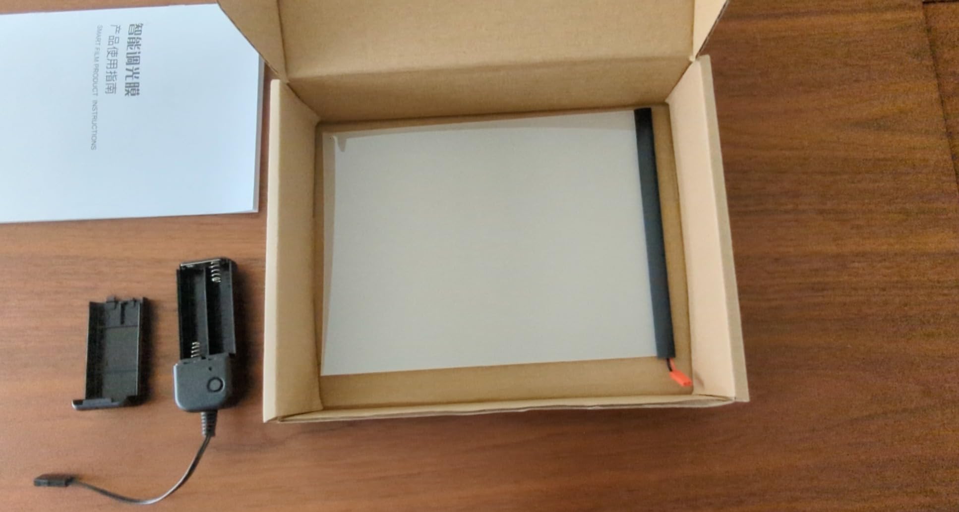 Switchable Adhesive Smart Film PDLC Electronic Smart Tint Glass Sticker for Home Office Window, 6Inch x 11.8Inch customer photo 2