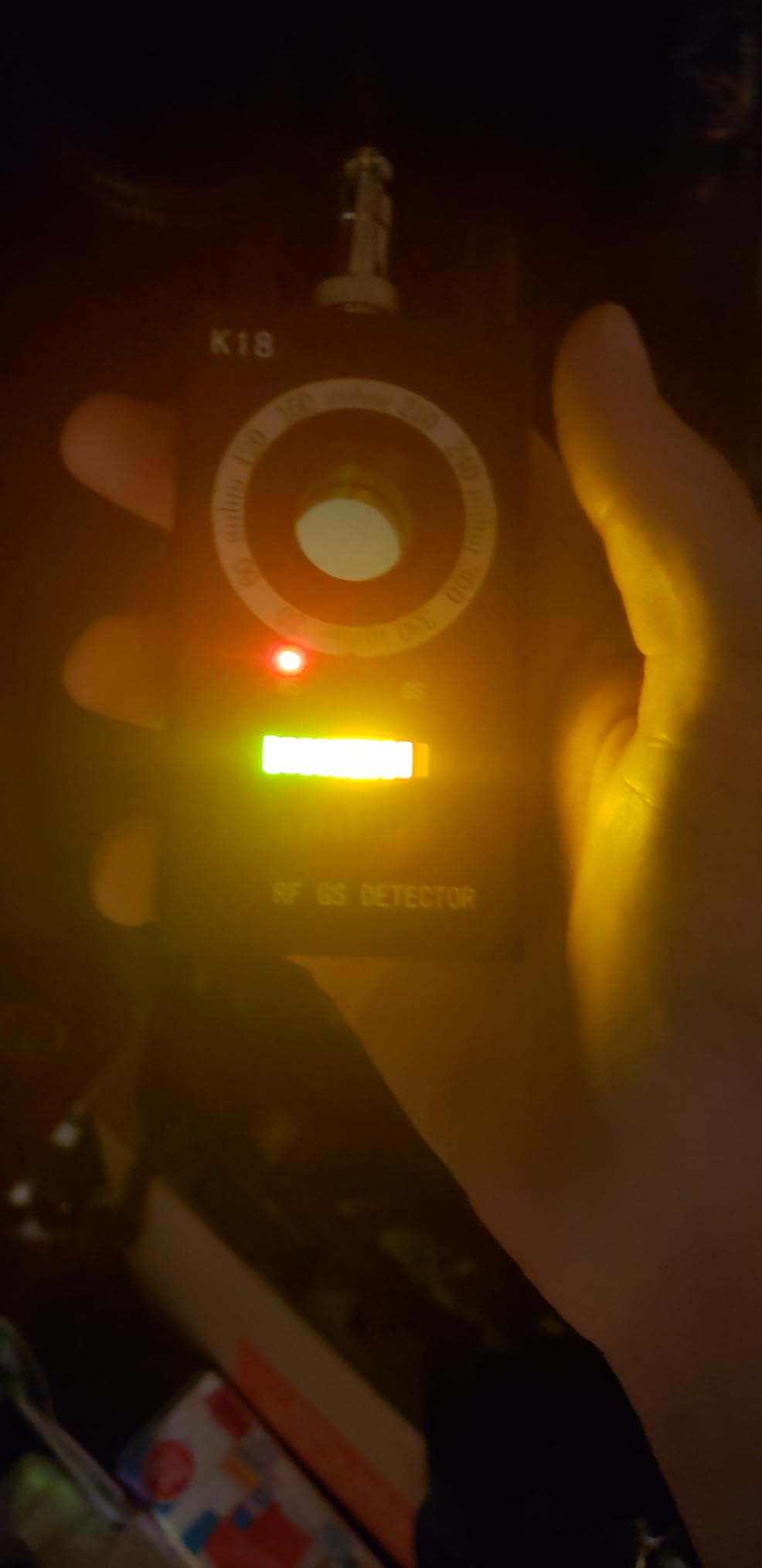 Hidden Camera Detectors, Anti Spy Camera Finder, GPS Tracker Detector, Hidden Devices Detector for Airbnb, Hotels, Bathroom, Home, Office (Black) customer photo 2