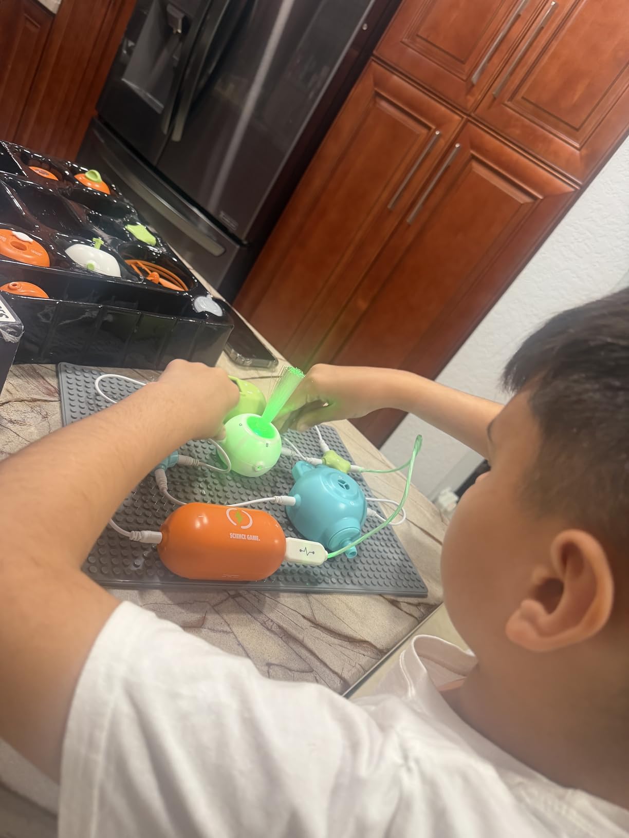 Science Kits for Kids - STEM Kits for Kids, Electronics Exploration Kit, Over 420 Projects, 35 Circuit Parts, STEM Educational Toy Gifts for Kid Boys Girls Ages 3 4 5 6 7 8 9 10 11 12 customer photo 2