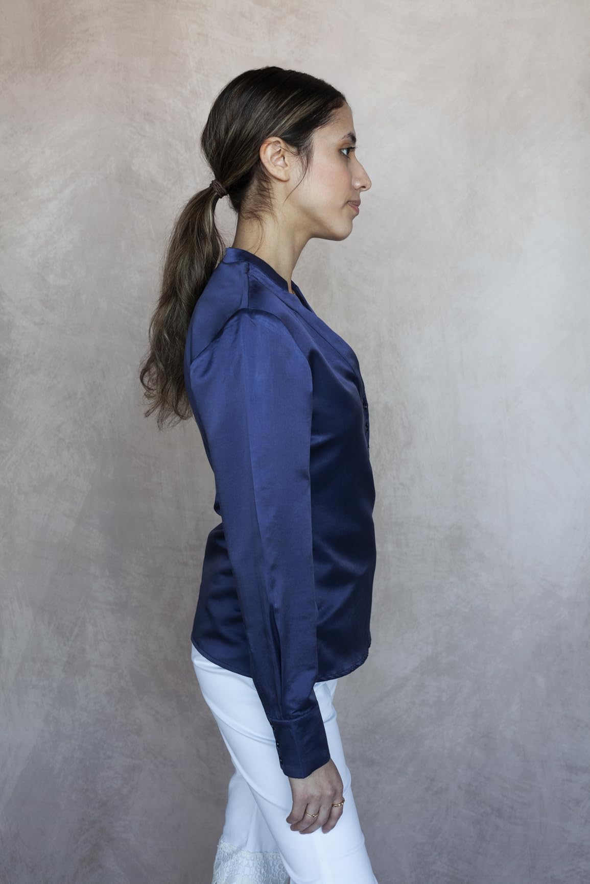 Abstract Professional Photography Backdrop for Portrait Photo Props Booth Background Photoshoot Studio with Polyester Fabric Roller Pocket on Top (8x10ft,Light Beige,No Stand) customer photo 1