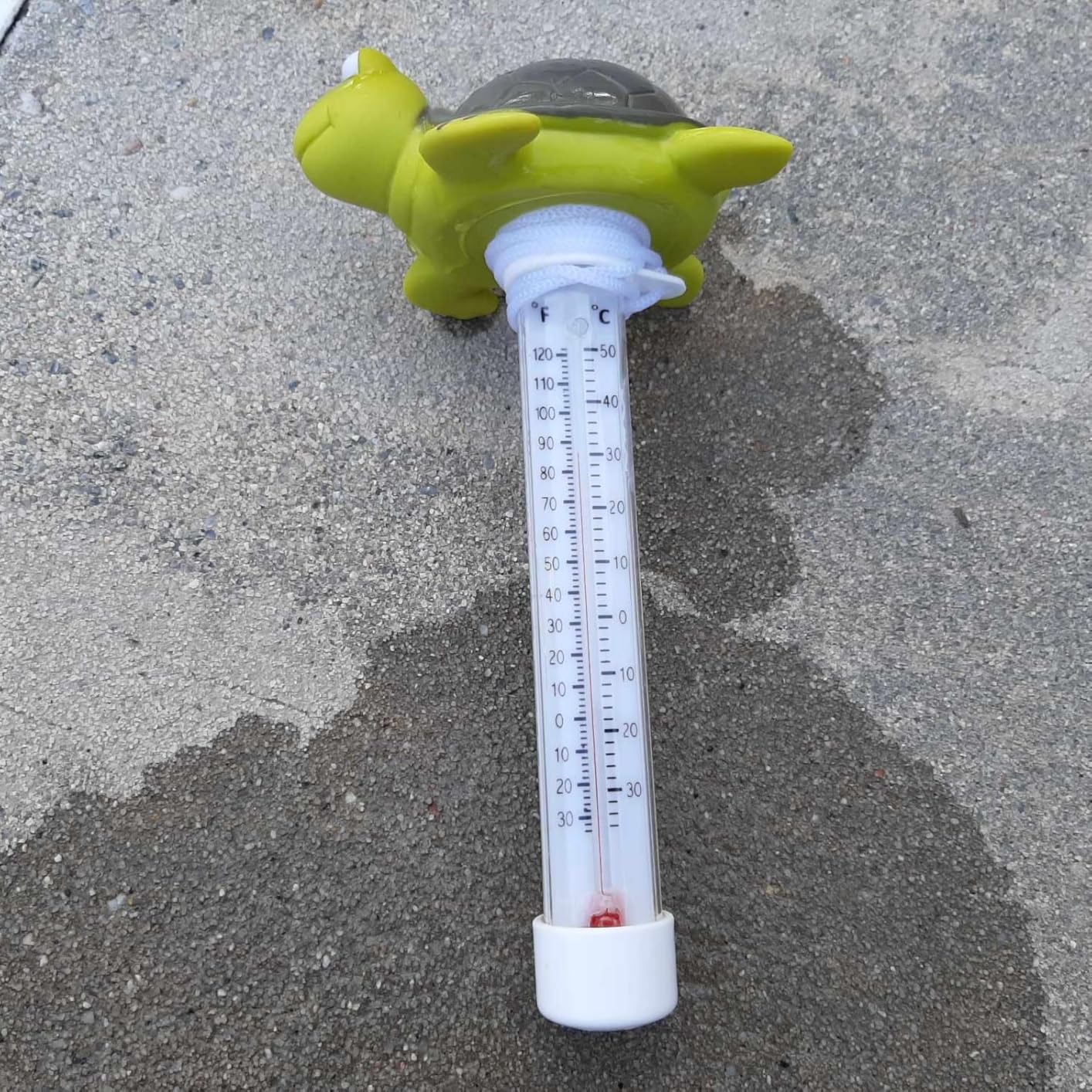 XY-WQ Floating Pool Thermometer, Large Size Easy Read for Water Temperature with String - Swimming Pools, Spas, Hot Tubs, Ponds (Turtle) customer photo 1