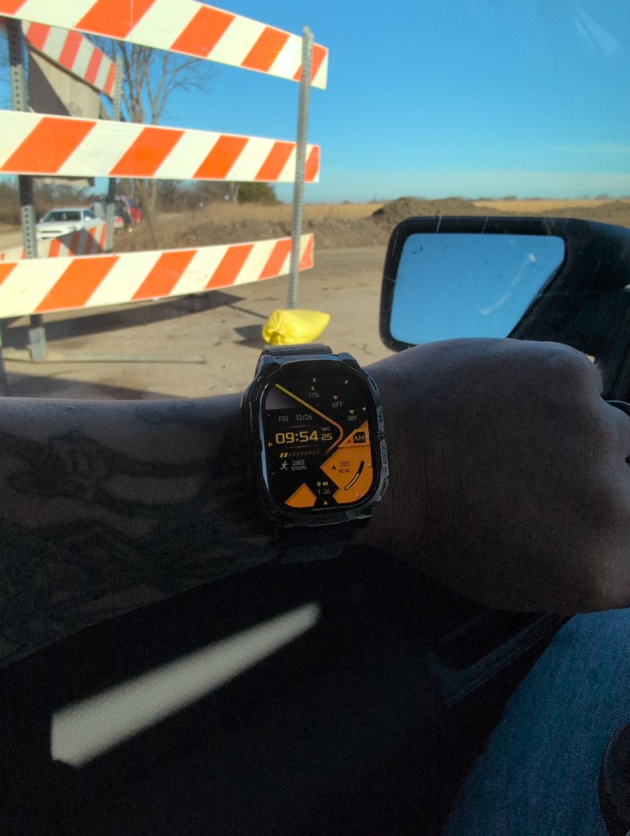 CARBINOX Vortex Smartwatch (Answer/Make Calls), Military-Grade Rugged Fitness Tracker, IP69K Waterproof, Sport Design for Active Lifestyles customer photo 1