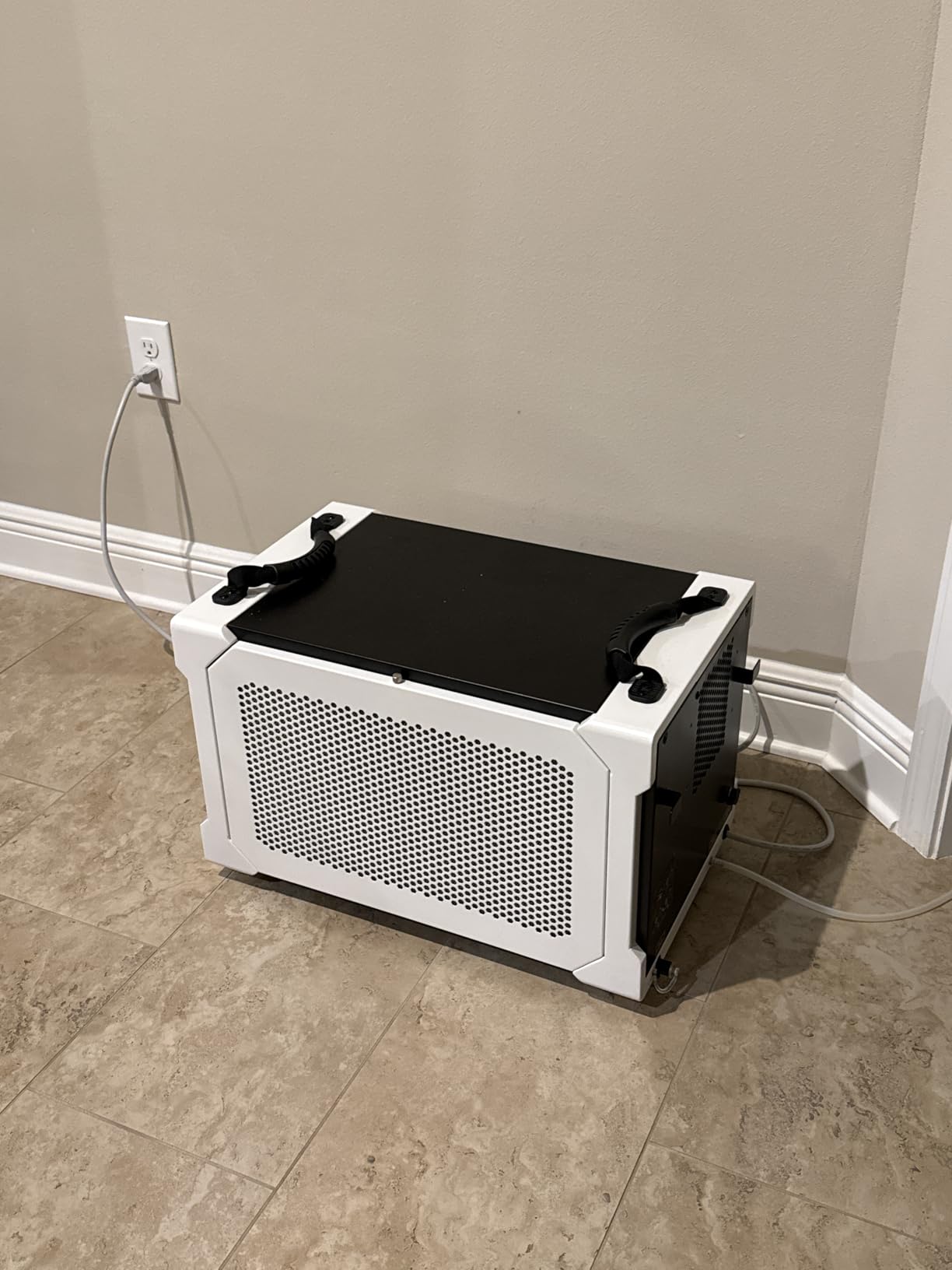 155 Pints Commercial Dehumidifier with Pump and Drain Hose, Energy Star Certified Crawl Space dehumidifier, Industry Water Damage Unit for up to 6,000 sq ft Basements customer photo 1