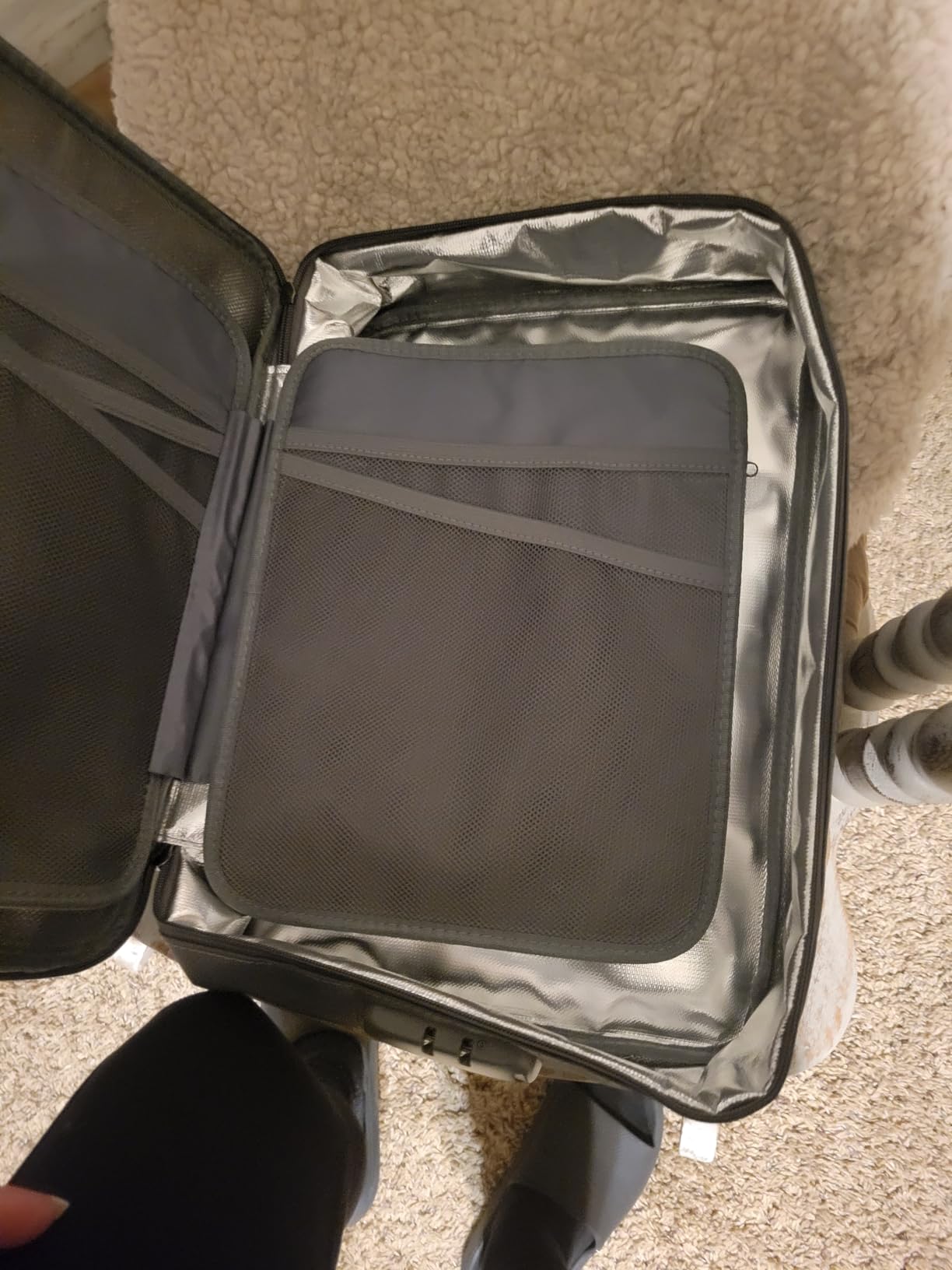 DocSafe 5200°F Document Organizer with Lock, Upgraded Heat Insulated Fireproof＆Water-Resistant Box 8 Layers File Organizer, Portable Home Travel Safe Storage for Important Documents and More customer photo 1