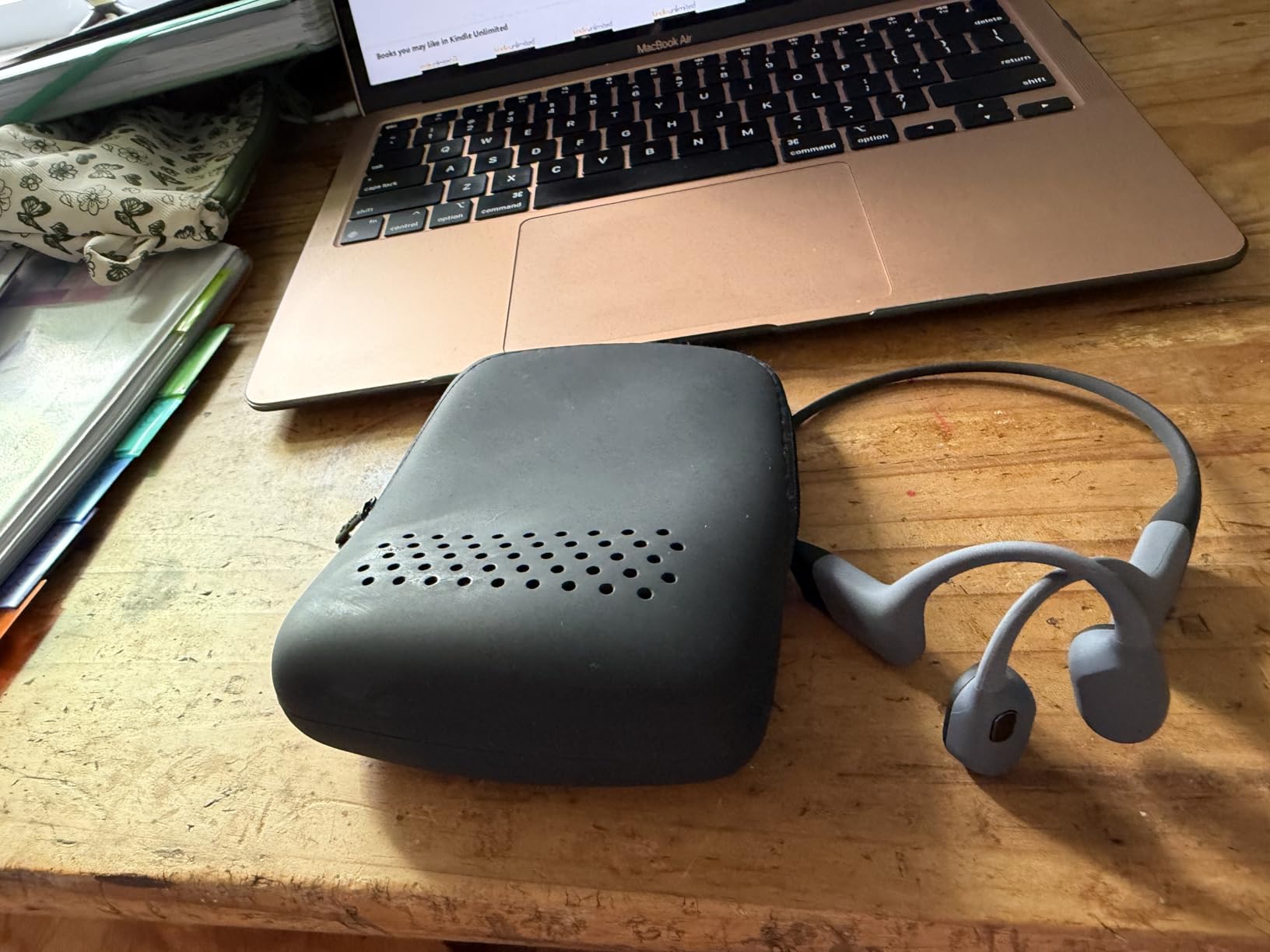 SHOKZ OpenSwim Pro - Open-Ear Bluetooth & MP3 Bone Conduction Sport Headphones, Swimming Headphones, IP68 Waterproof, Grey customer photo 2