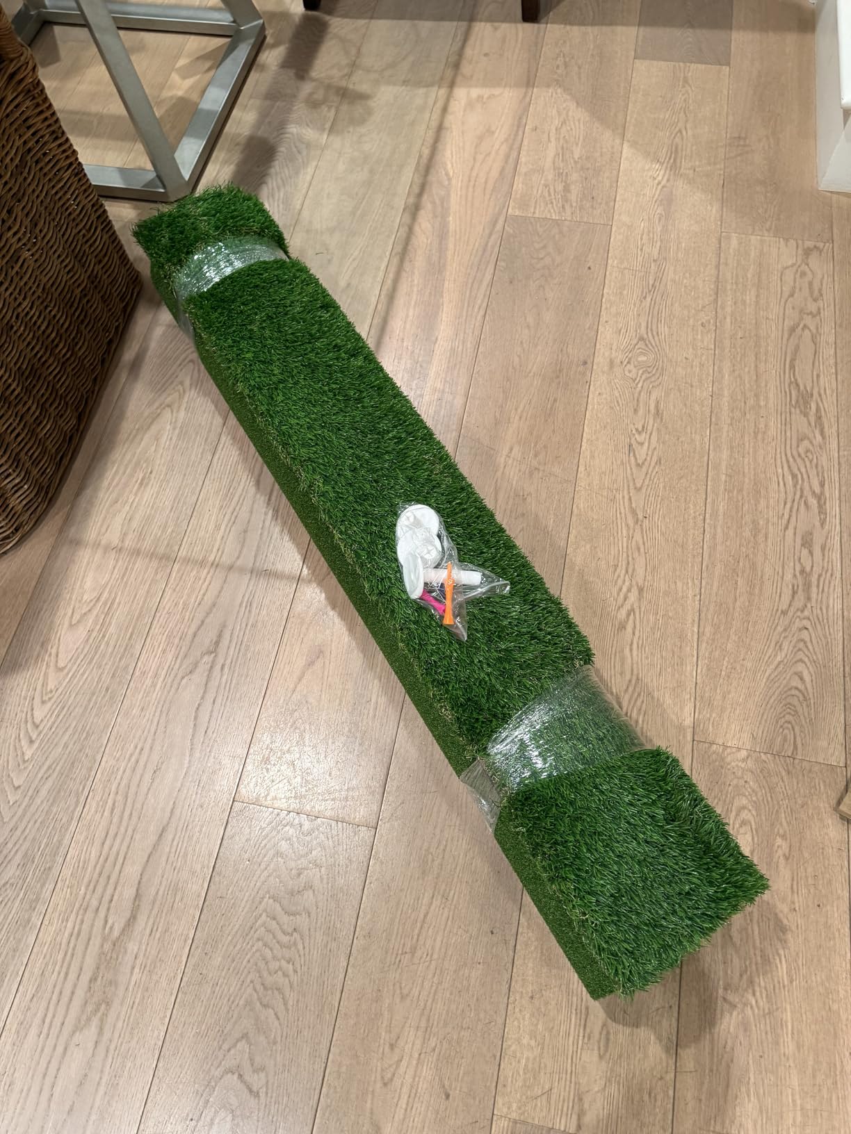 Premium Dual-Turf Golf Mat: 5x4ft, 6x4ft, 10mm, 15mm Thickened Bottom for Backyard, Driving Range, Indoor & Outdoor Practice Hitting, Swing & Chipping customer photo 1