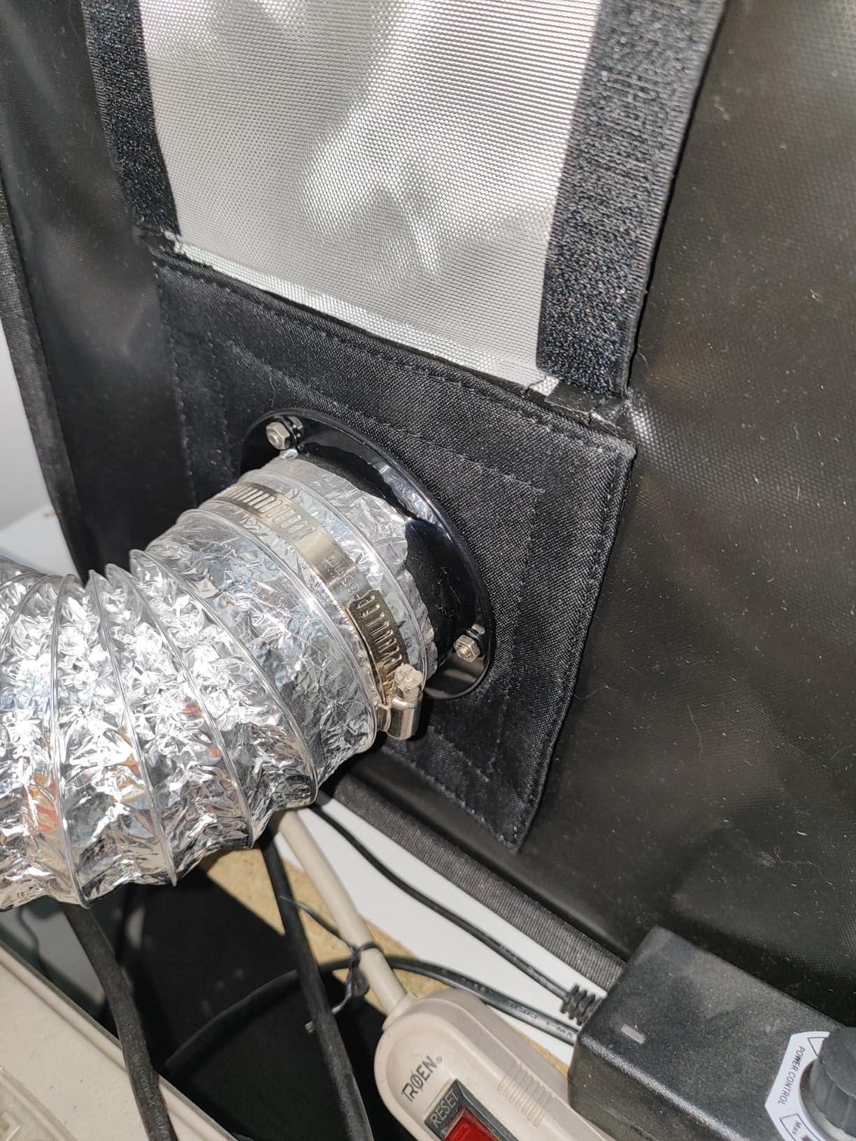 Upgrade 3-Layers Filter System Smoke Exhaust Kit with 5000RPM Fan and Speed Control Power Adapter for All Laser Engraver 3D Printer Enclosure Tent Cover DIY (Ventilation Kit) customer photo 1