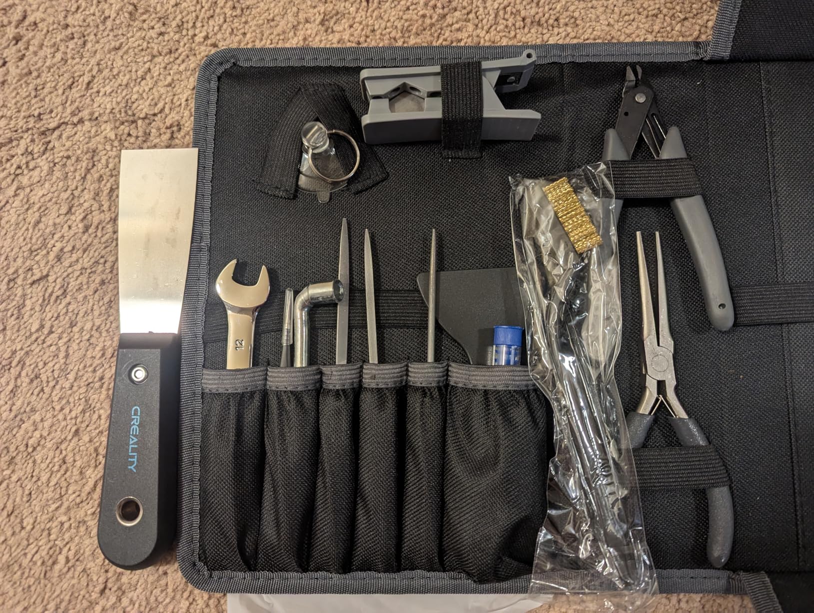 Creality 3D Printer Tool Kit, 74Pcs 3D Printing Tool Wrap Kit Assembly/Removal/Filament Cutting Set 3D Printer Accessories for All FDM Printers Cleaning Finishing Printing customer photo 2