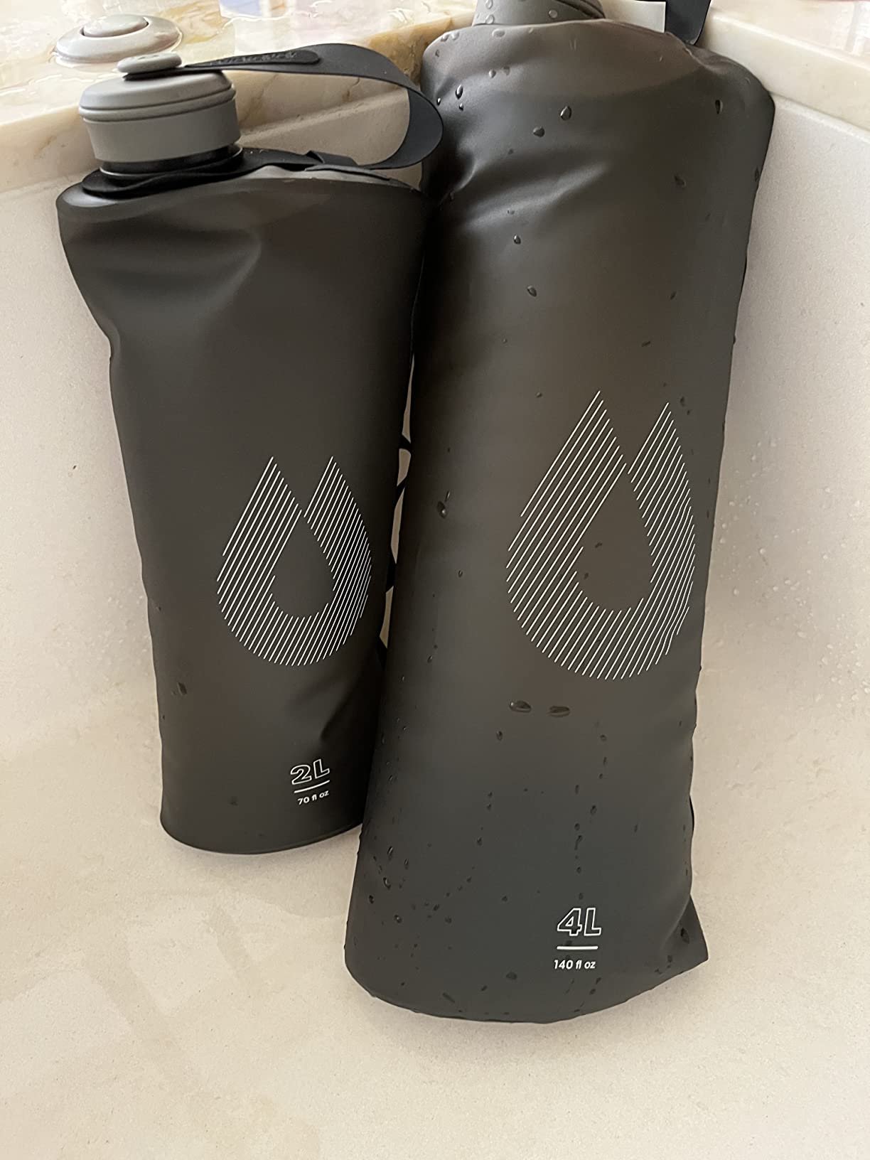 HydraPak Seeker - Collapsible Camping Water Storage (2L, 3L, 4L, 6L, 10L) - BPA & PVC Free, Hydration Reservoir Bag, Leak Proof customer photo 2