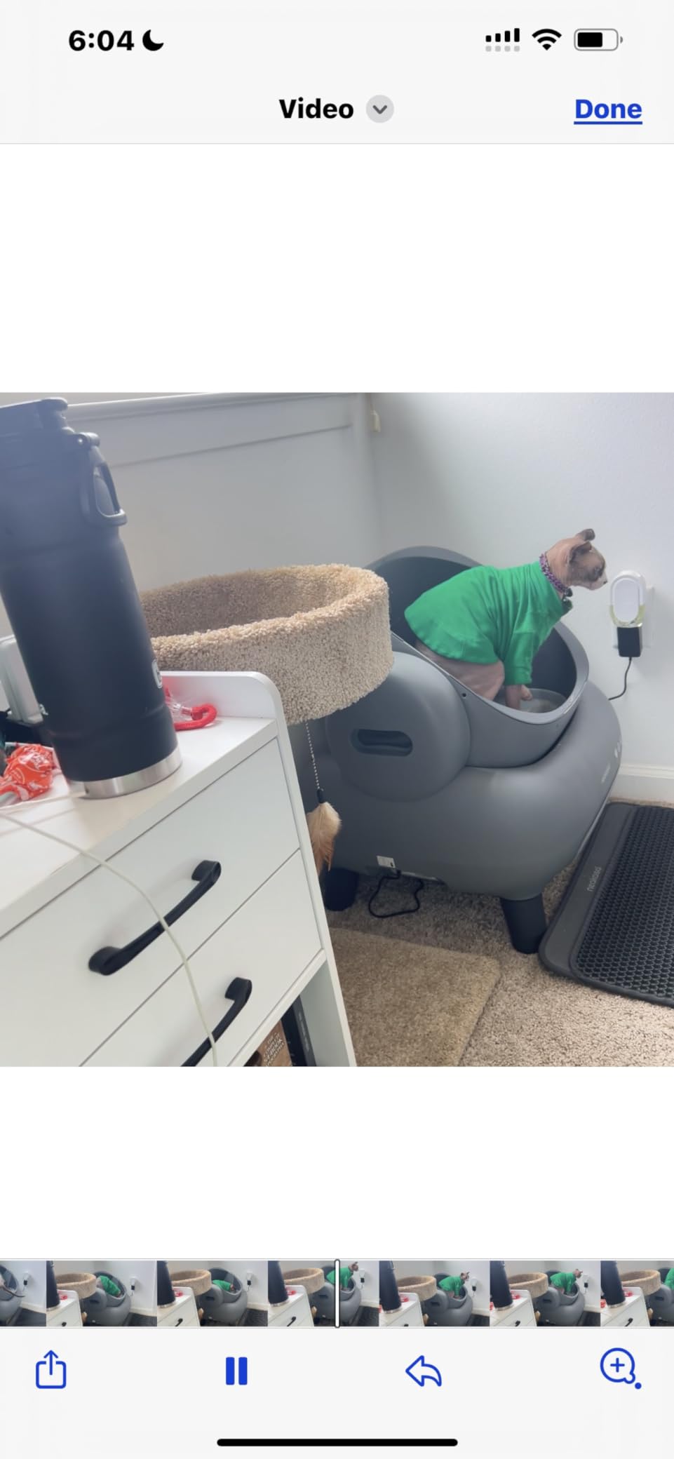 Neakasa M1 Plus Open-Top Self-Cleaning Cat Litter Box, 360° Safety Sensors, Advanced Odor & Leak Control, Automatic for Large & Multi-Cat Homes, Litter Mat & 2 Rolls Refill Bags Included customer photo 1