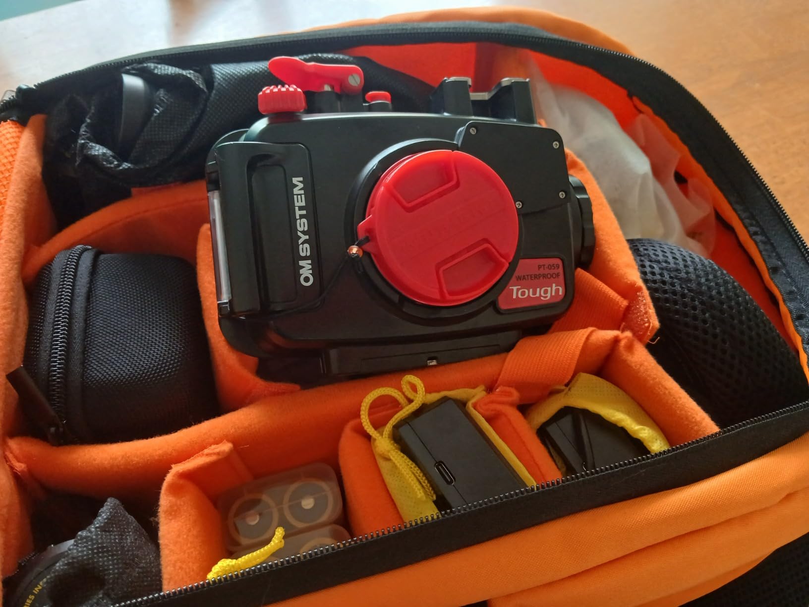 OM SYSTEM Olympus PT-059 Underwater Housing for TG-Series Cameras, Metal, Black customer photo 2