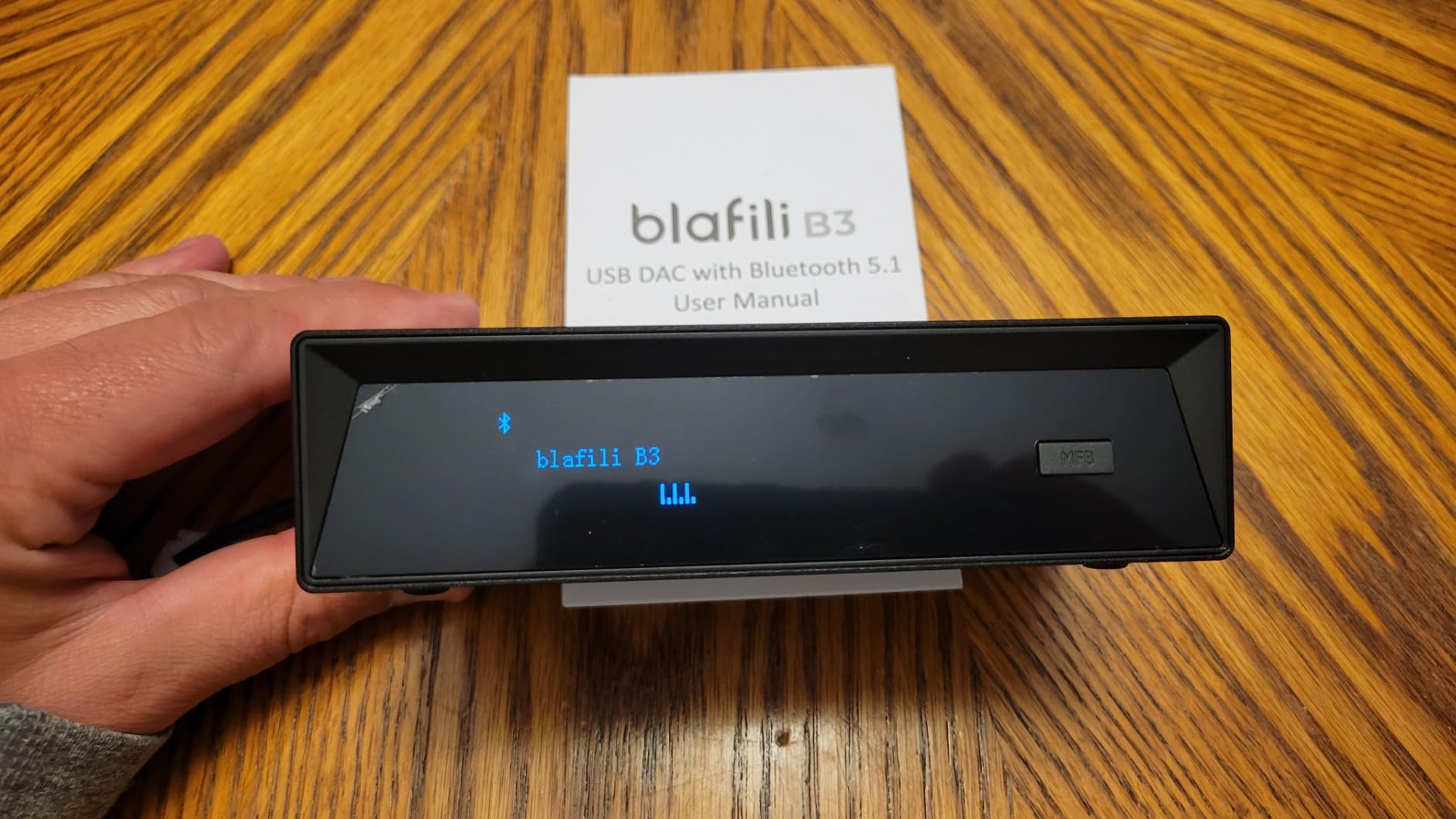 B3 Professional XLR Bluetooth v5.1 Music Receiver, LDAC & aptX HD Streamer, Built-in ESS DAC, Analog RCA, Digital Optical and COAXIAL Outputs, for Audio Mixer, DJ Speakers & PA System customer photo 2