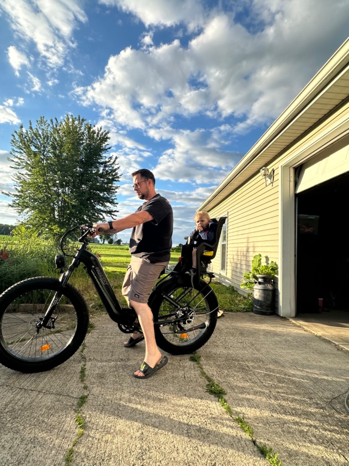 FREESKY 3000W Electric Bike for Adults 105mile Long Range Step-Thru Ebike Motor 37MPH Dirt E Bike 25Ah Removable Samsung Battery 26'' Fat Tire Electric Bicycle Full Suspension for Commute Mountains customer photo 1