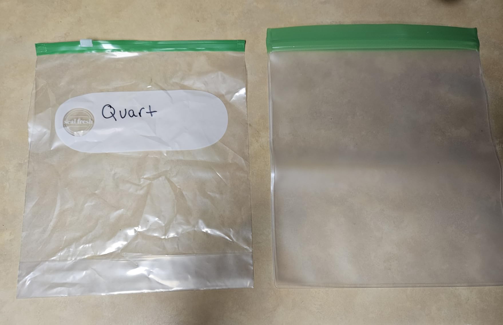 Odor Proof Food Storage Bear Bags Reusable Zipper Barrier Bags Airtight Bags Keep Fresh and Waterproof for Backpacking, Camping, Outdoor Bear Proof Refrigerator Freezing (2 Pack) customer photo 1