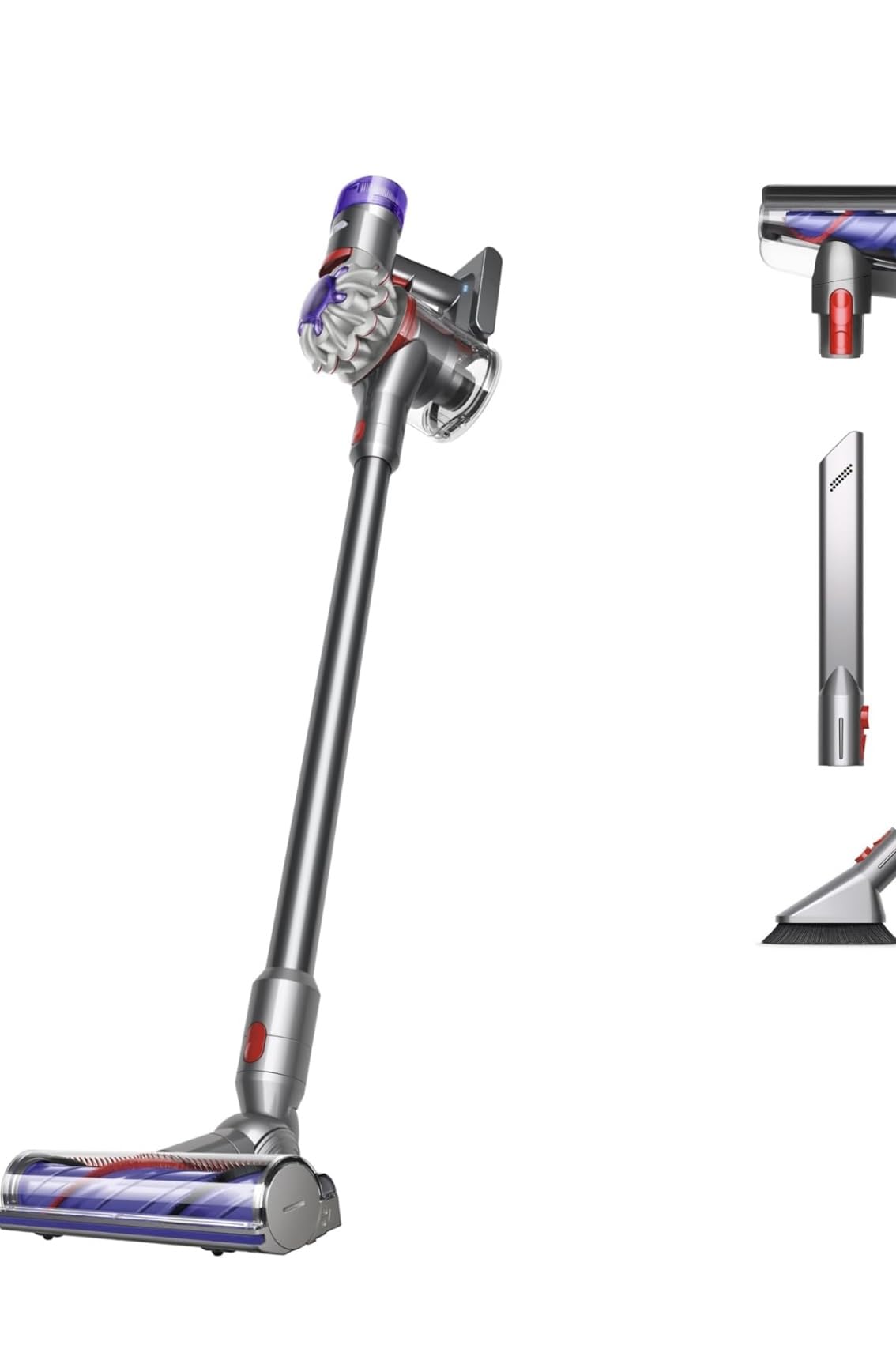 Dyson V8 Plus Cordless Vacuum, Cleans Hard Floors and Carpets, Detangles, Converts to Handheld, 115AW, 2 Power Modes, Up to 40 Minutes customer photo 2