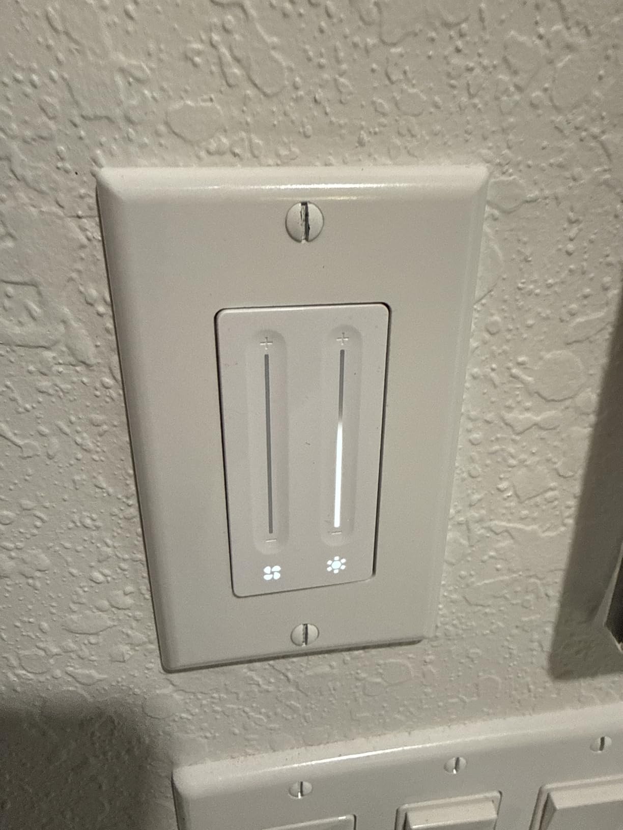 Kasa Smart Ceiling Fan Control & Dimmer Switch | Adjustable 4-Speed Fan & Brightness Control | Works w/Apple HomeKit, Alexa & Google Home | 2.4G Wi-Fi Only, Single Pole, Neutral Wire Required | KS240 customer photo 1