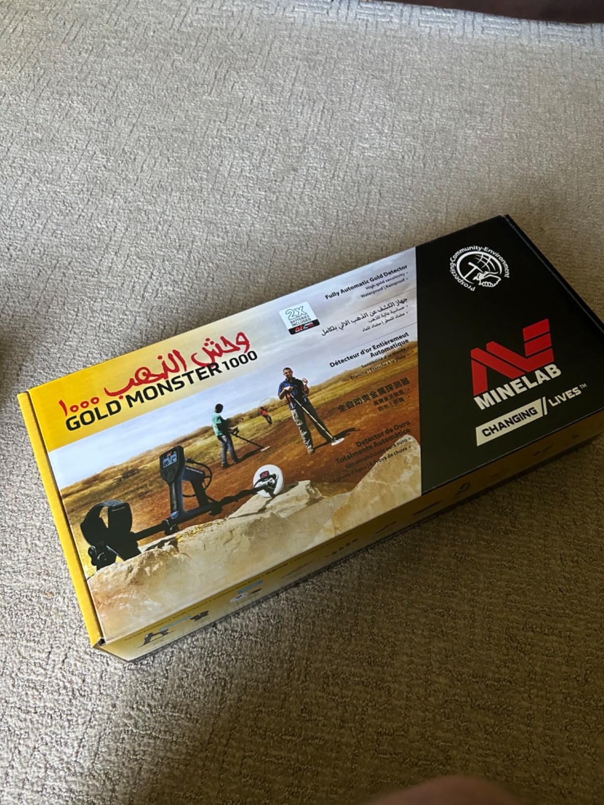 MINELAB Gold Monster 1000 Gold Detector for Adults with 5