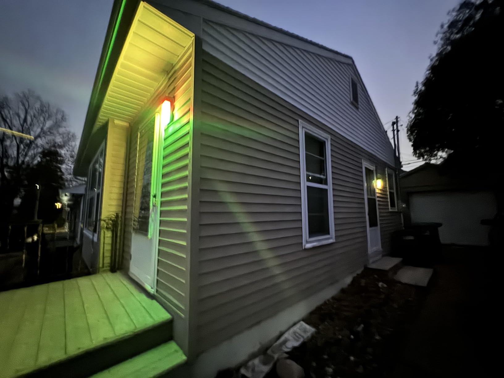 Govee Outdoor Wall Light, 1500LM Smart RGBIC Porch Lights Outdoor with 45 Scene Modes, IP65 Waterproof for Outdoor Decor, DIY, Wall Sconce Works with Alexa, Google Assistant and Matter, 2 Pack customer photo 1