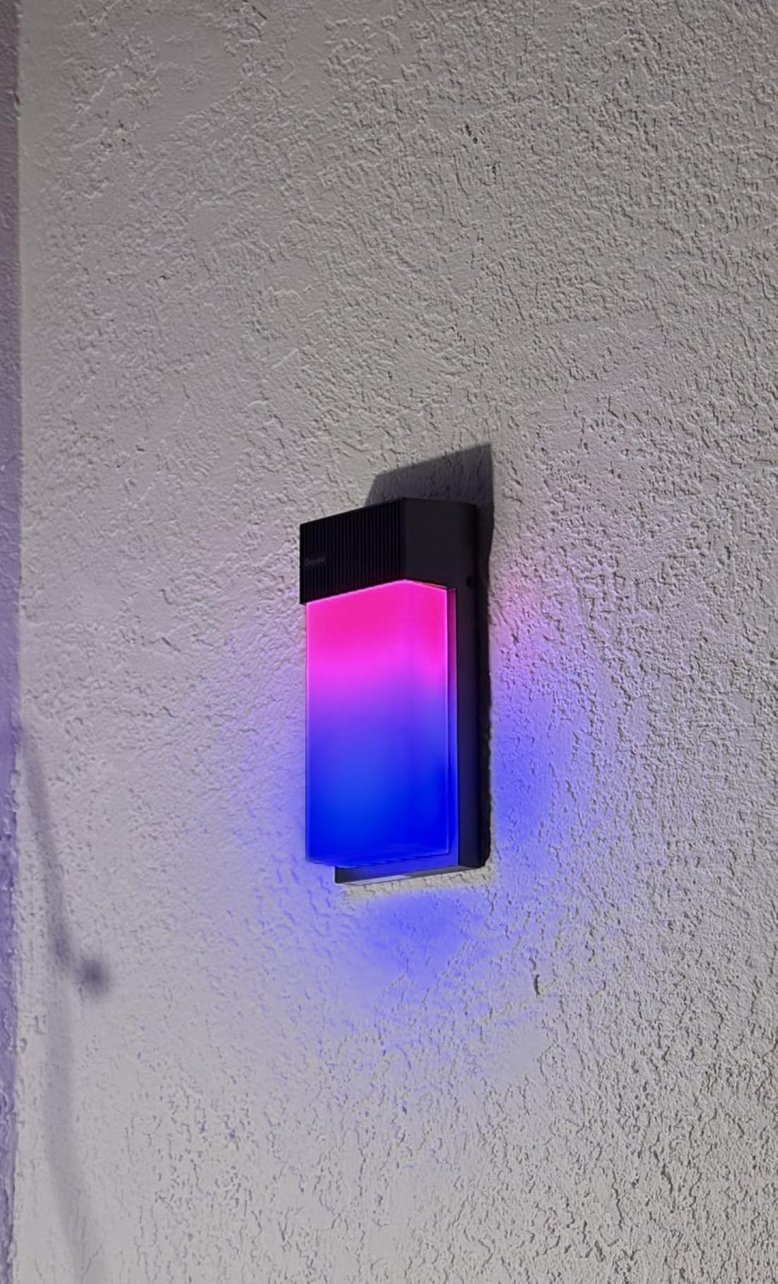 Govee Outdoor Wall Light, 1500LM Smart RGBIC Porch Lights Outdoor with 45 Scene Modes, IP65 Waterproof for Outdoor Decor, DIY, Wall Sconce Works with Alexa, Google Assistant and Matter, 2 Pack customer photo 2