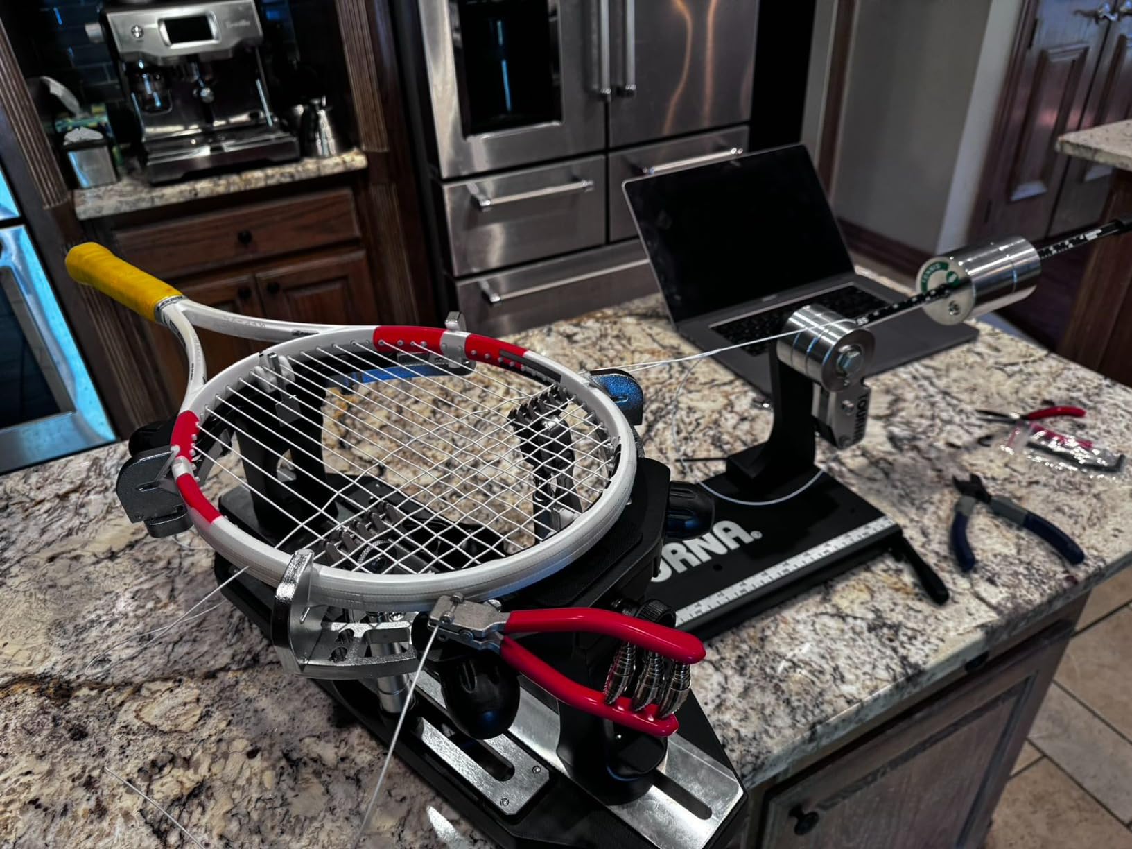 Tourna 175-CS Linear Pull Drop Weight Stringing Machine customer photo 1