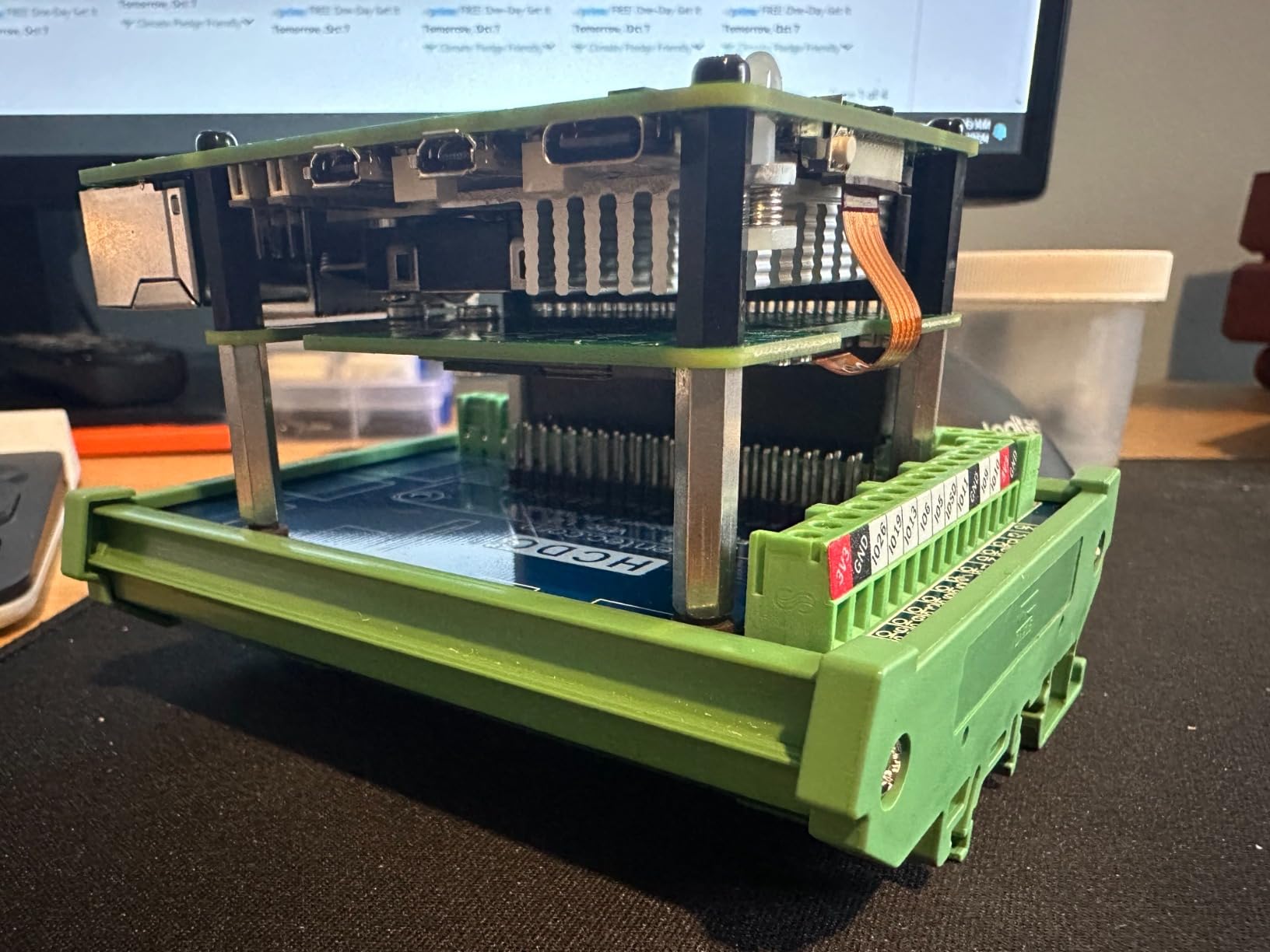 for Raspberry Pi 5 Official Raspberry Pi 5 Active Cooler, Pi5 Active Cooler Combines Temperature-Controlled Blower Fan and Aluminium Heatsink, Comes with Thermal Tapes for Better Heat Dissipation customer photo 2