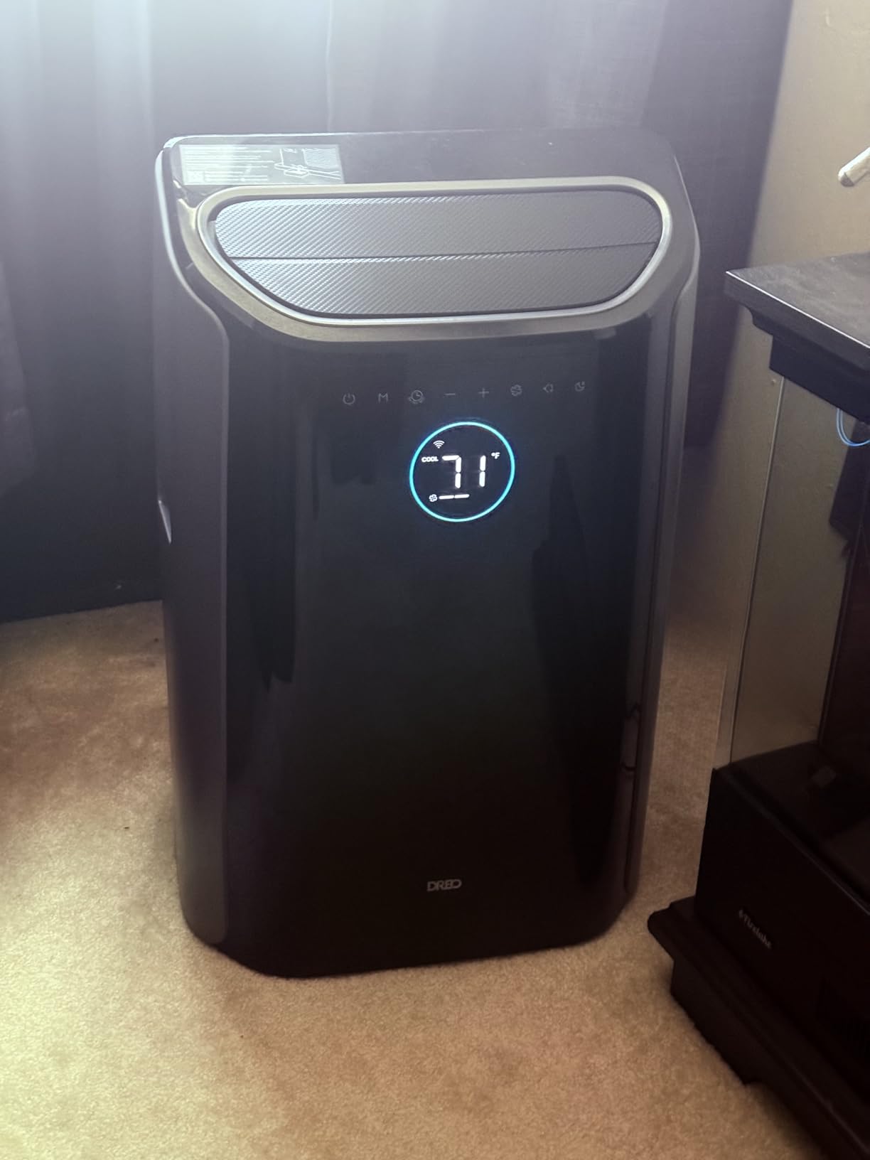 DREO Portable Air Conditioners, 8000 BTU (DOE) AC Unit for Bedroom with Drainage-free Cooling, 3-in-1 with Fan & Dehumidifier, Touch/APP/Voice/Remote, 24h Timer, Smart Floor AC for Room Indoors customer photo 1