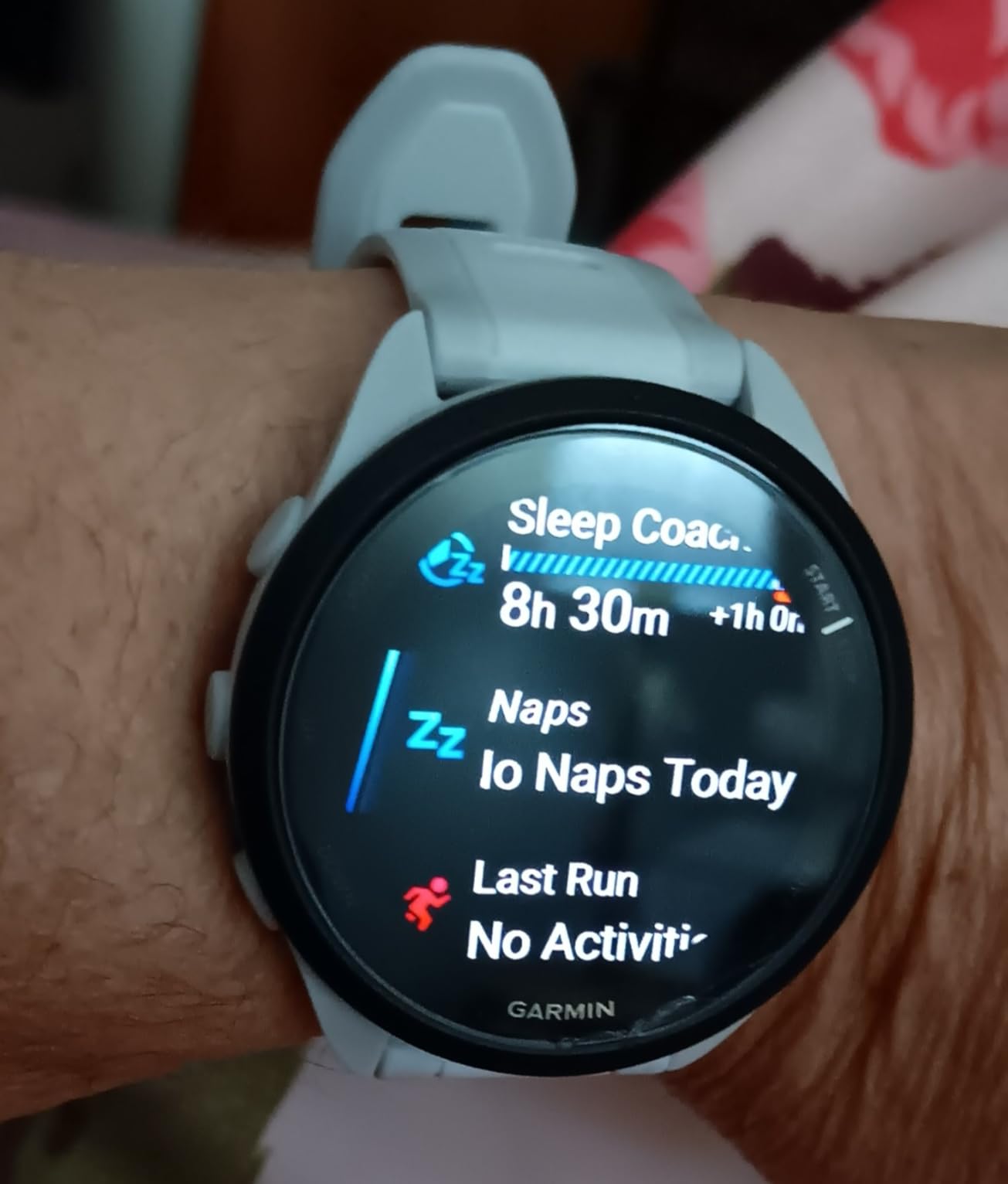 Garmin Forerunner 165 Music, Running Smartwatch, Colorful AMOLED Display, Training Metrics and Recovery Insights, Music on Your Wrist, Turquoise customer photo 1
