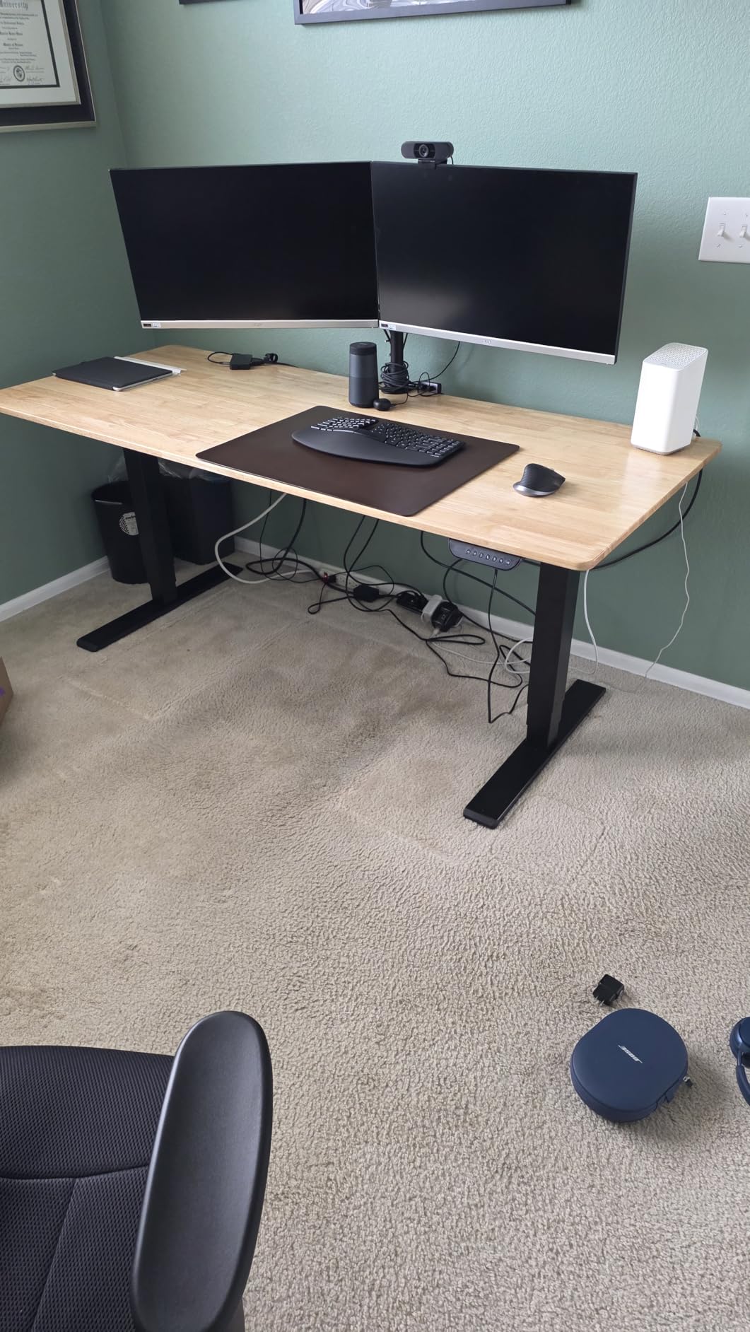 FLEXISPOT E6 MAX Dual Motor 55x28 Inch 3-Stage Heavy Duty Standing Desk 330lbs customer photo 2