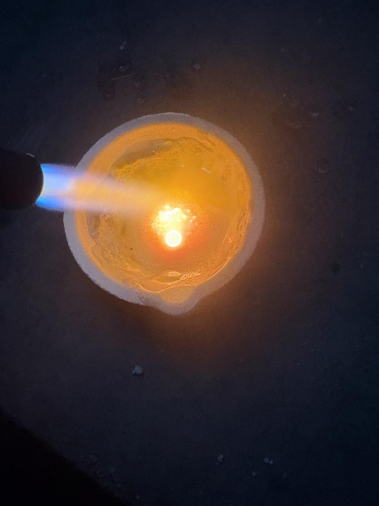 Novellaire-8 Pcs Crucibles for Melting Metal Kit, 4 Ceramic Quartz Crucibles and 2 Upgraded and Enlarged Ceramic Quartz Crucibles, 2 Pcs Whipclip Handle 2a, Melting Metals Like Gold and Silver customer photo 1