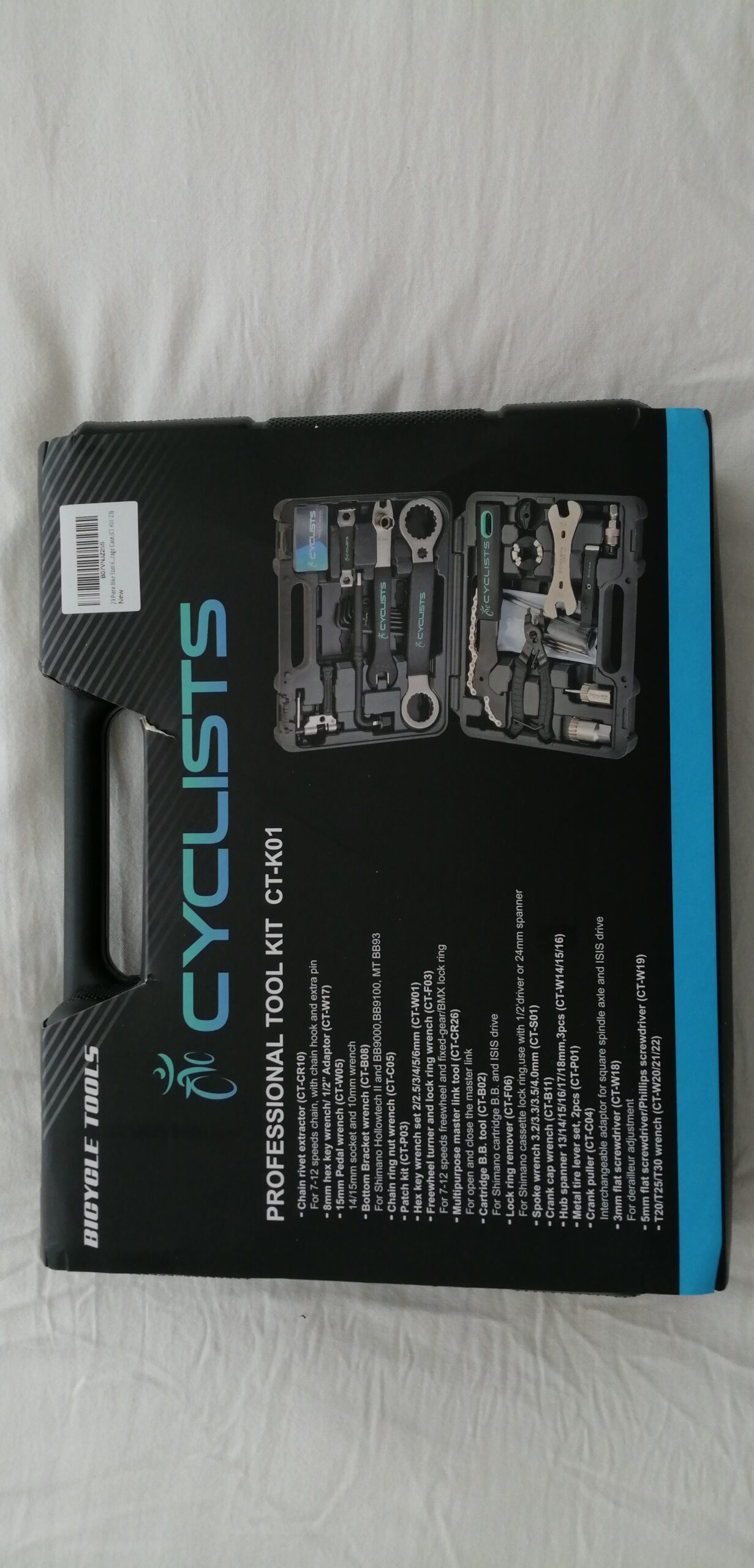 Bike Tool Kit with Storage Case - 22 PCS Bicycle Repair Tool Set Portable Tools Box - Bike Maintenance Tools for Road Bikes and Mountain Bikes customer photo 2