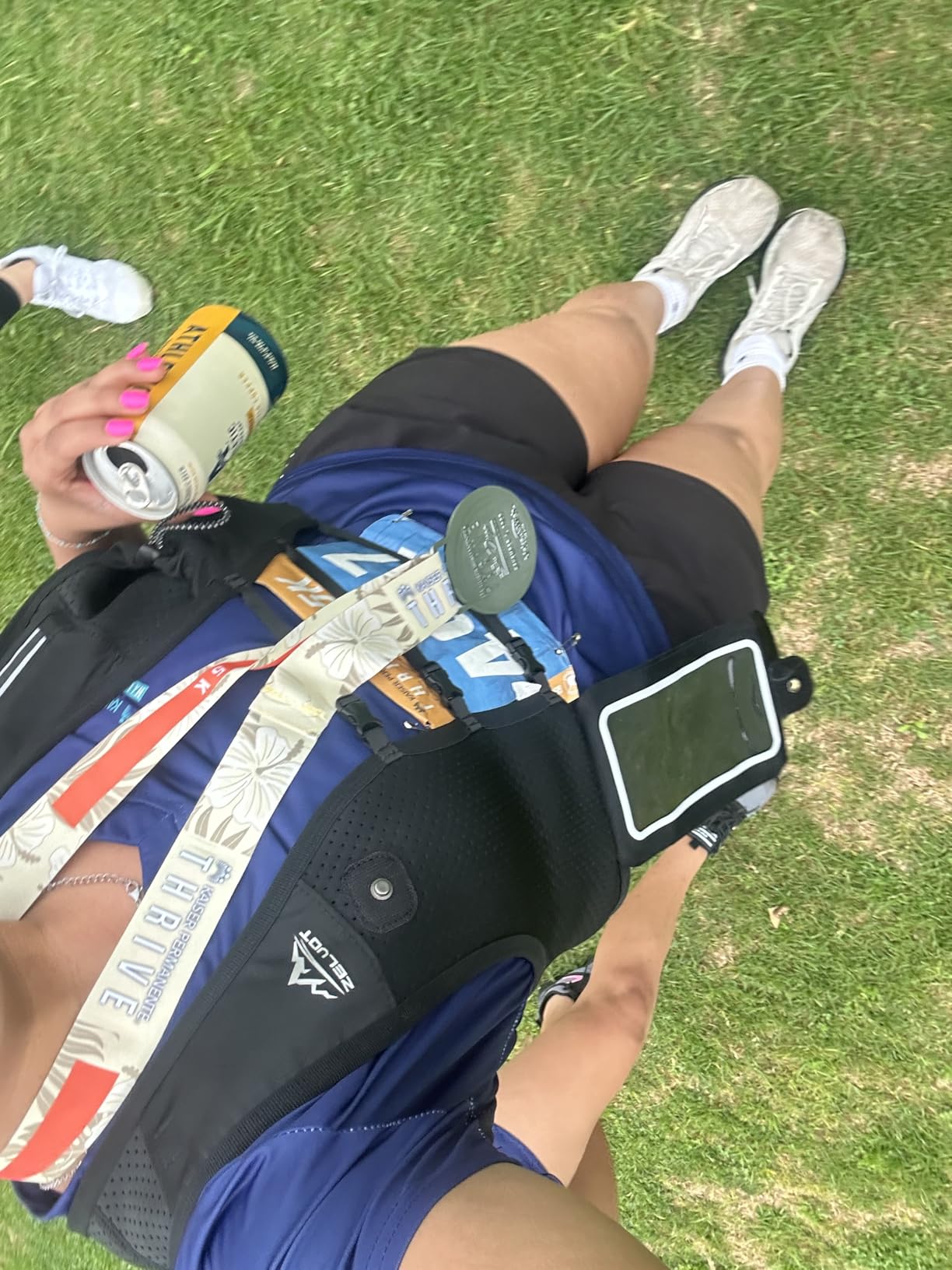 Running Vest for Women Men, USA Original Patent, Adjustable Chest Straps Running Hydration Vest with 500ml Soft Flask, Lightweight Reflective Hydration Backpack for Marathon customer photo 1