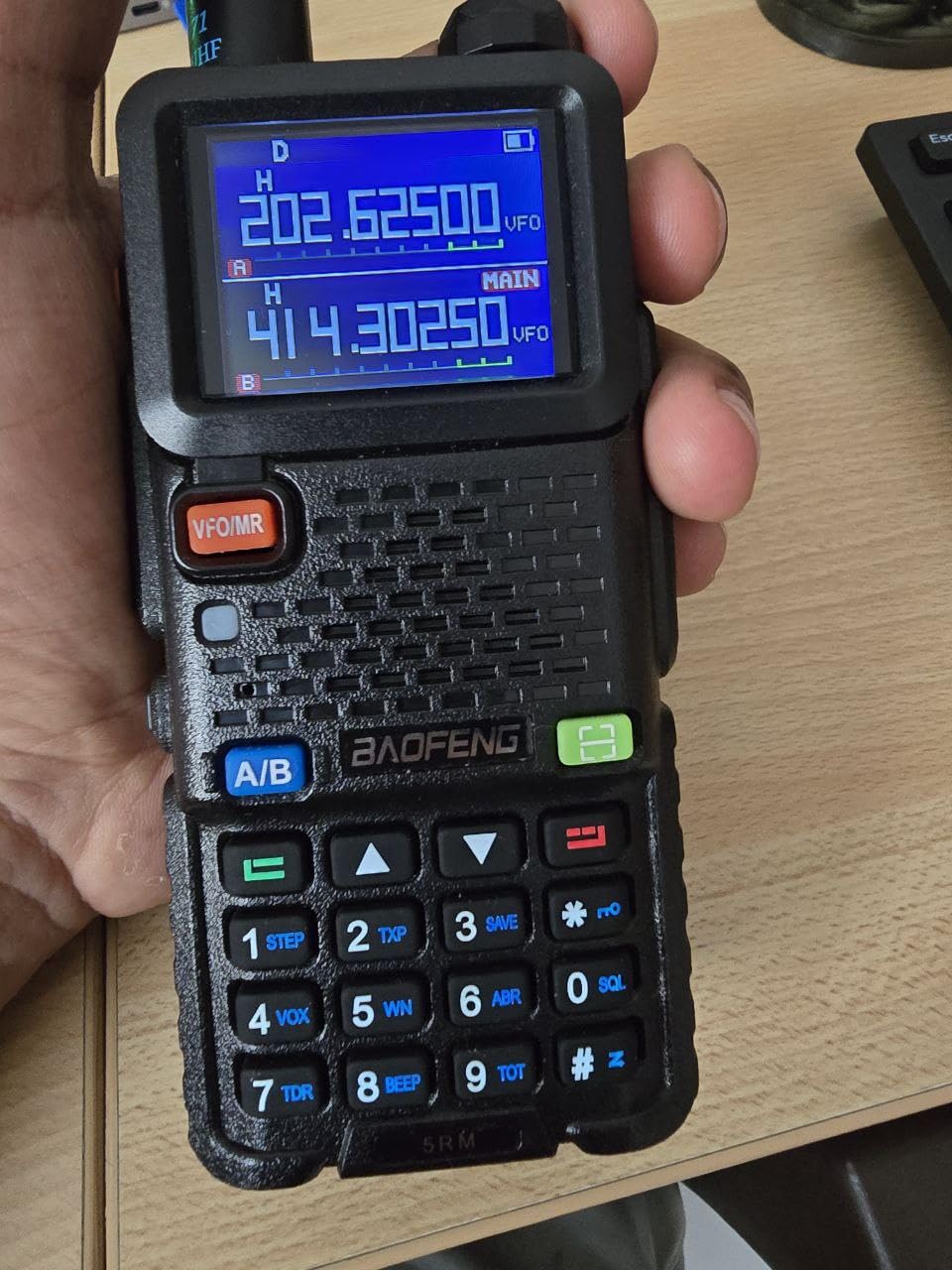 Ham Radio BAOFENG Radio 5RM 10W Handheld Long Range Walkie Talkies NOAA Emergency Two Way Radio with 999CH, USB-C 2500mAh Battery, 6.1