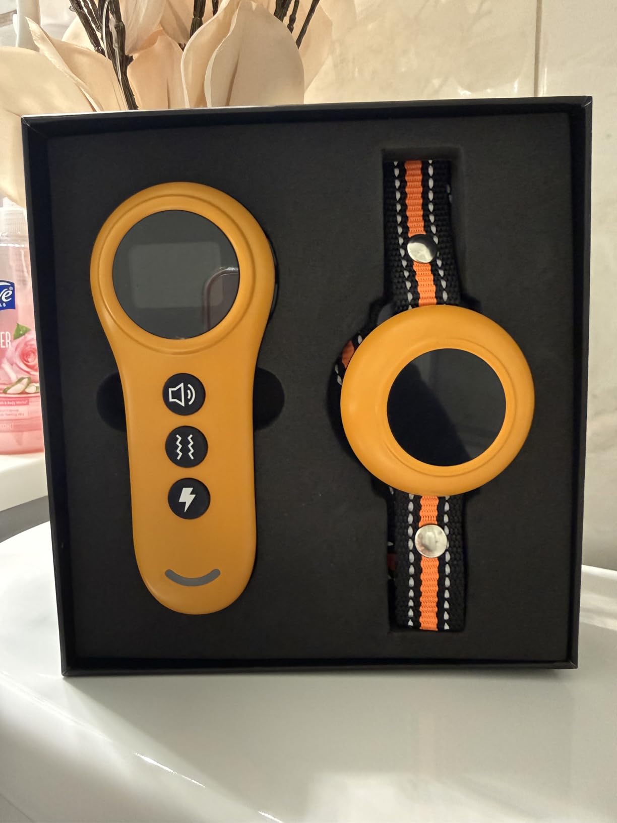 2-in-1 Dog Shock Collar & Dog Bark Collar - Smart Anti Barking Dog Training Collar with 5 Adjustable Sensitivity & 3300FT Remote for All Breeds IP67 Waterproof E-Collar customer photo 2