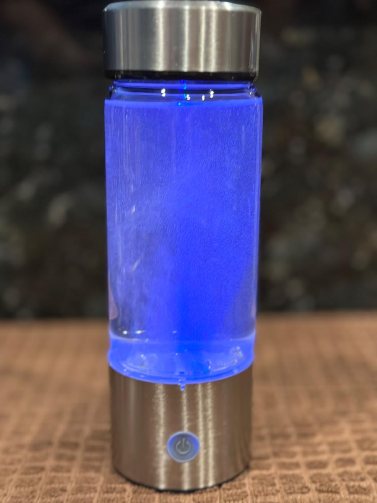 Hydrogen Water Bottle Generator, Portable Rechargeable aquahealth Hydrogen Water, Hydrogen Water Ionizer Machine, with SPE/PEM Technology, for Home Office Travel Fitness Drinking customer photo 1