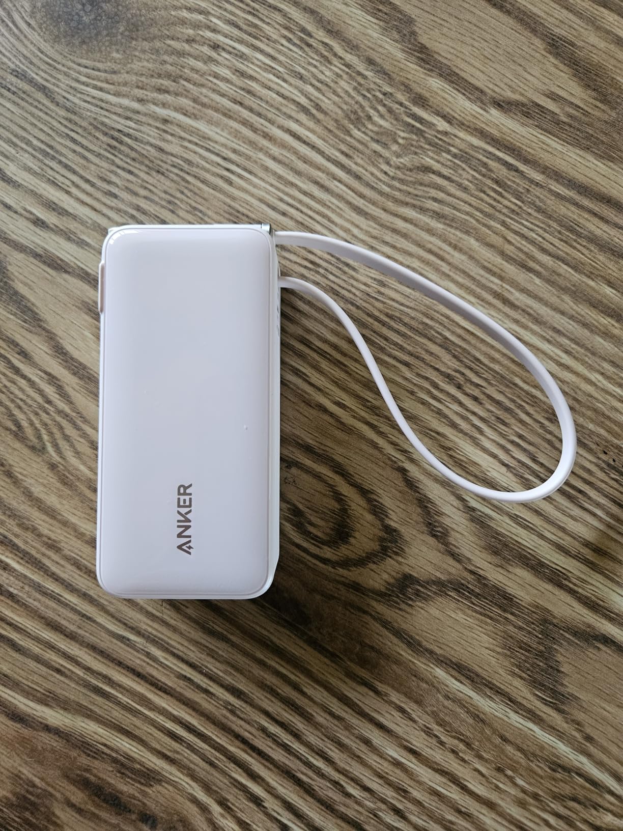 Anker Nano 3-in-1 Portable iPhone Charger, 10,000mAh Power Bank with Built-in USB-C Cable and Foldable Wall Plug, 30W Max Battery Pack, Travel Essentials for iPhone 17/16/15 Series, Galaxy, MacBook customer photo 1