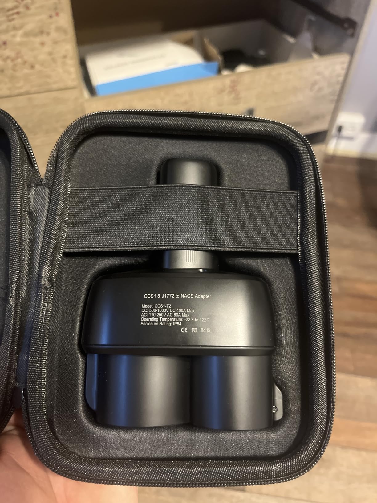 Upgraded 2In1 CCS & J1772 to Tesla Adapter, 250KW Fast CCS1 to Tesla Charging Adapter, ONLY Fit for Tesla Model Y, 3, S, X, Compatible with Level 1 2 3 Charging Stations with CCS1& J1772 customer photo 1