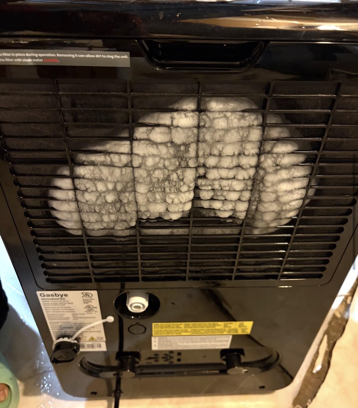 4500 Sq.Ft. 2025 Energy Star Dehumidifier for Basement & Large Rooms with Drain Hose, Max 115 Pints/Day | 45dB Quiet Compressor | 1.7 Gal Water Tank | Auto Shut-Off & Restart, Black customer photo 2