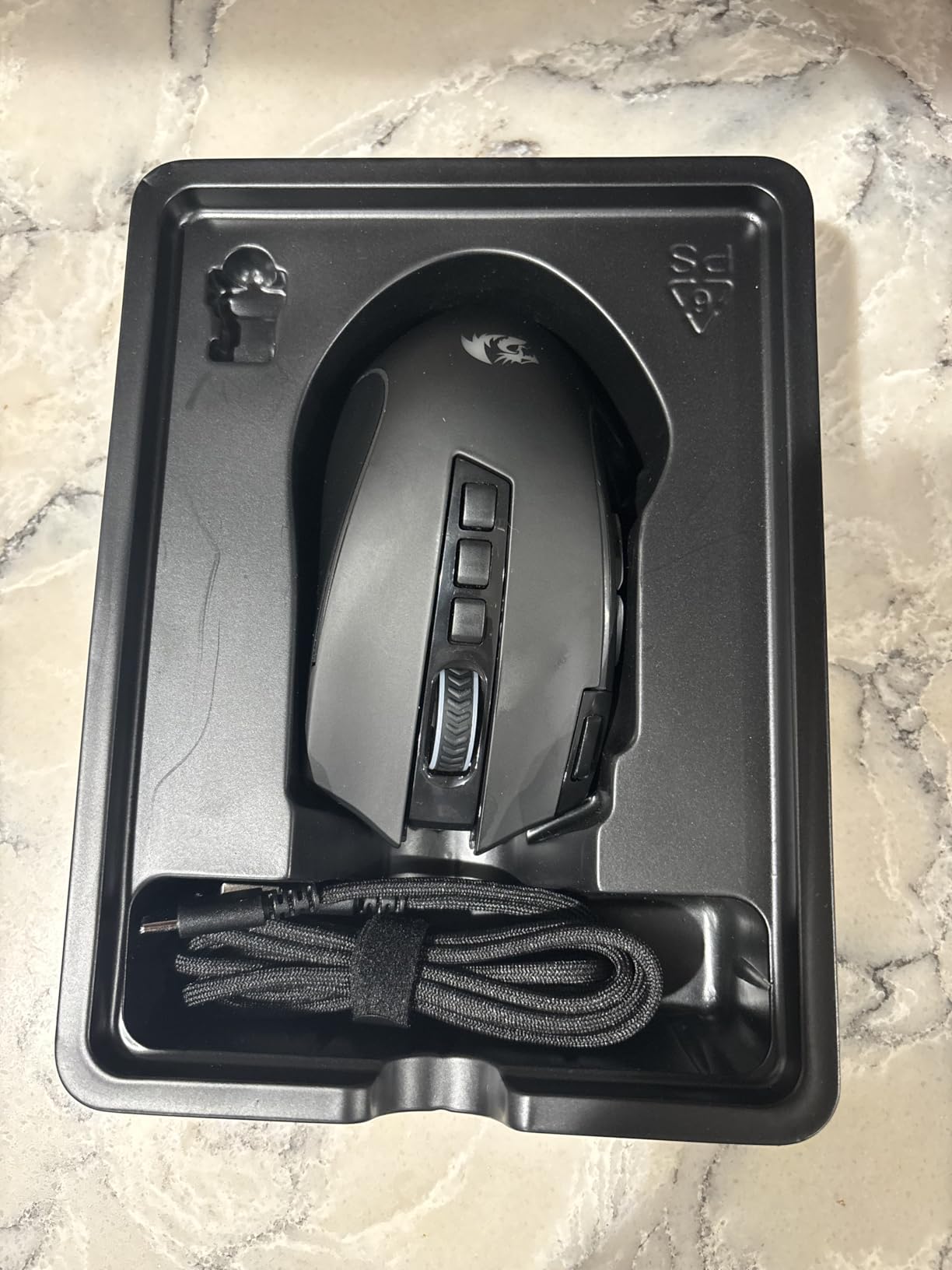 Redragon M612 PRO RGB Gaming Mouse, 8000 DPI Wired/Wireless Optical Mouse with 9 Programmable Buttons & 7 Backlit Modes, BT & 2.4G Wireless, Software Supports DIY Keybinds Rapid Fire Button customer photo 1