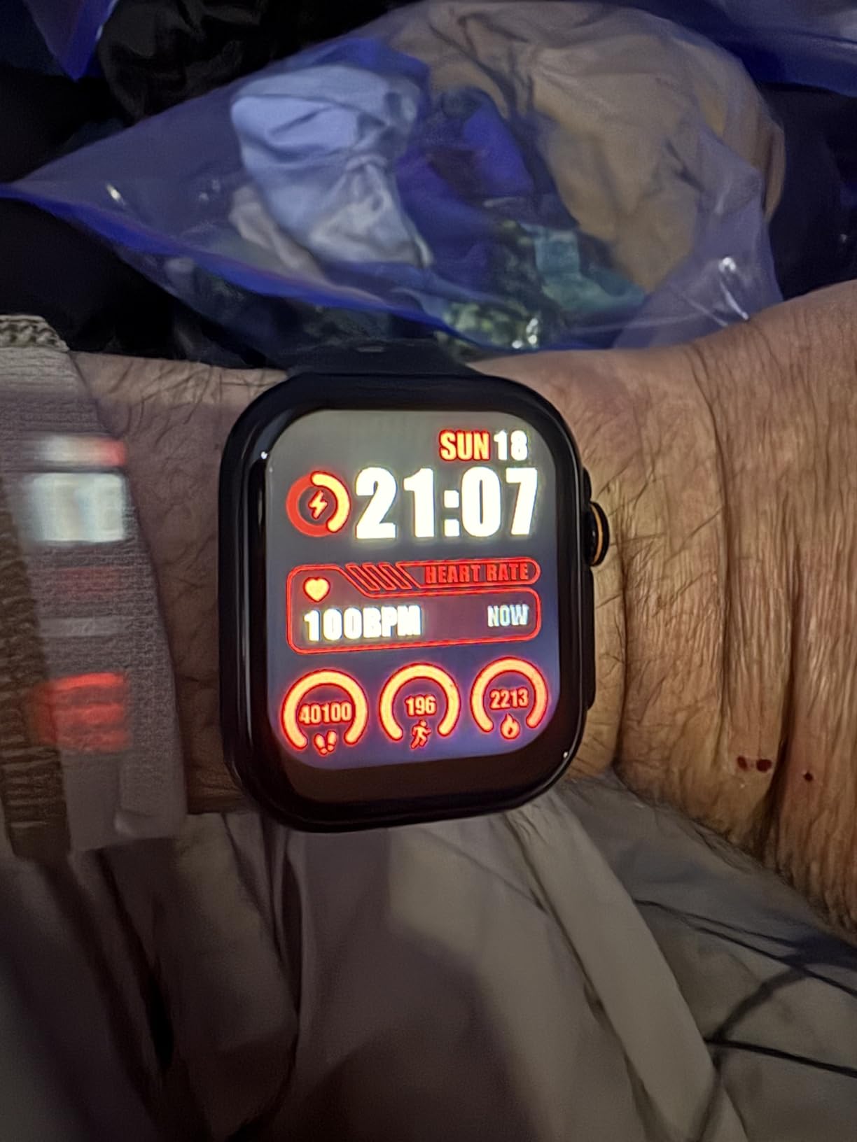 Parsonver Built-in GPS Smart Watch for Men Women with Bluetooth Calling, GPS Fitness Activity Tracker 100+ Sport Modes, Heart Rate Sleep Monitor, Waterproof Pedometer for Android & iPhone(Two Bands) customer photo 1