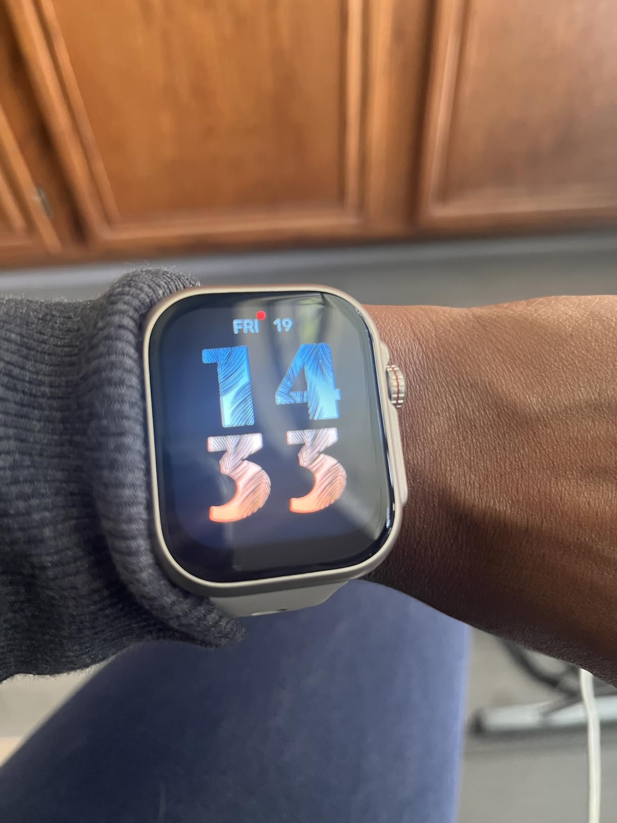 Parsonver Built-in GPS Smart Watch for Men Women with Bluetooth Calling, GPS Fitness Activity Tracker 100+ Sport Modes, Heart Rate Sleep Monitor, Waterproof Pedometer for Android & iPhone(Two Bands) customer photo 2