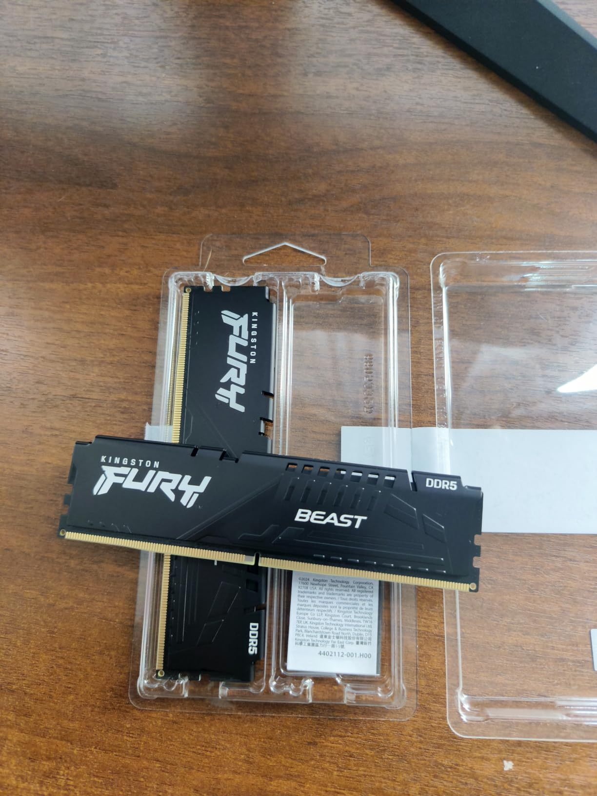 Kingston FURY Beast 32GB (2x16GB) 6000MT/s DDR5 CL30 Desktop Memory | AMD EXPO | Kit of 2 | KF560C30BBEK2-32 customer photo 1