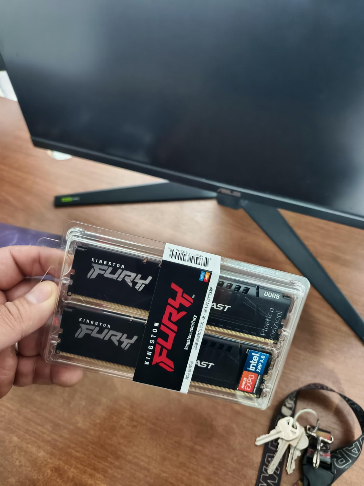 Kingston FURY Beast 32GB (2x16GB) 6000MT/s DDR5 CL30 Desktop Memory | AMD EXPO | Kit of 2 | KF560C30BBEK2-32 customer photo 2