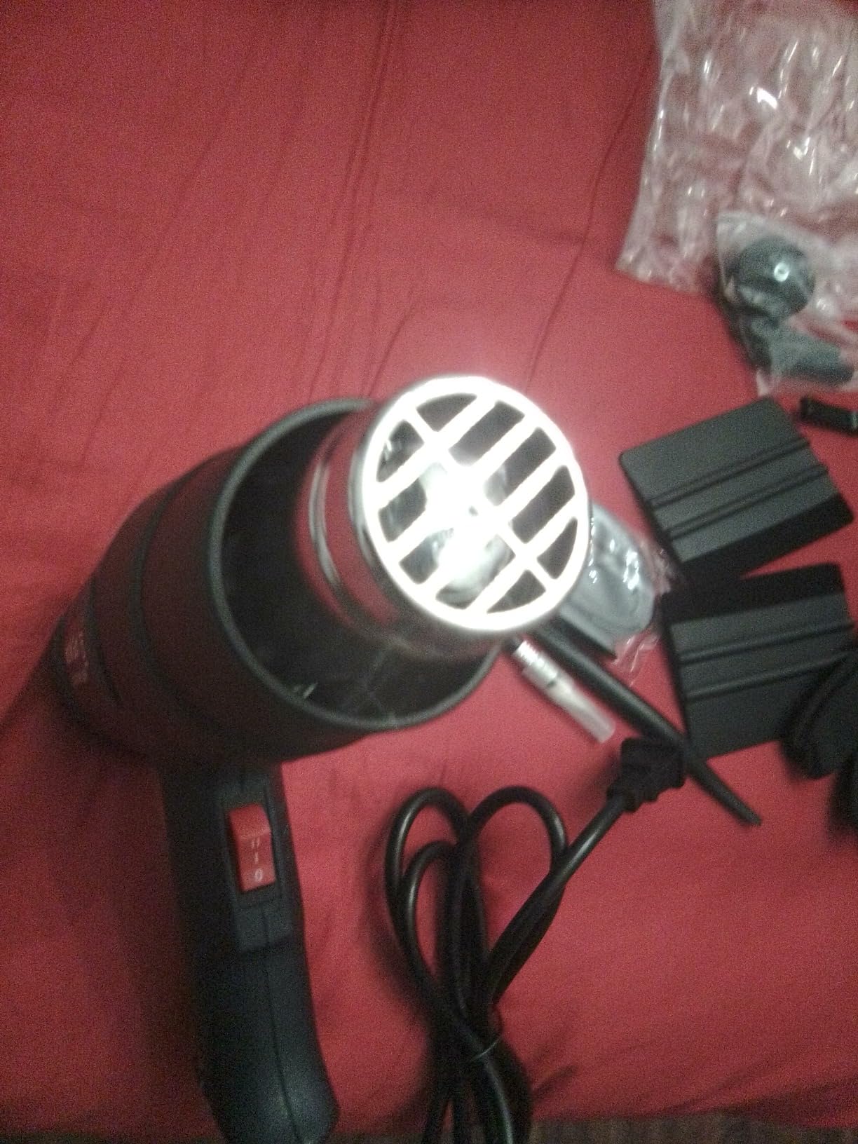 Spanno Heat Gun for Vinyl Wrap, Car Wrapping Kit Include Heat Gun, Squeegees, Vinyl Cutter, Magnet Holder customer photo 1