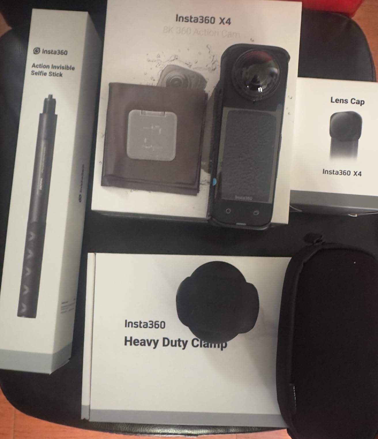 Insta360 X4 Motorcycle Bundle- 8K Waterproof 360 Action Camera, 4K Wide-Angle Video, Invisible Selfie Stick, Removable Lens Guards, 135 Min Battery Life, AI Editing, Stabilization customer photo 1