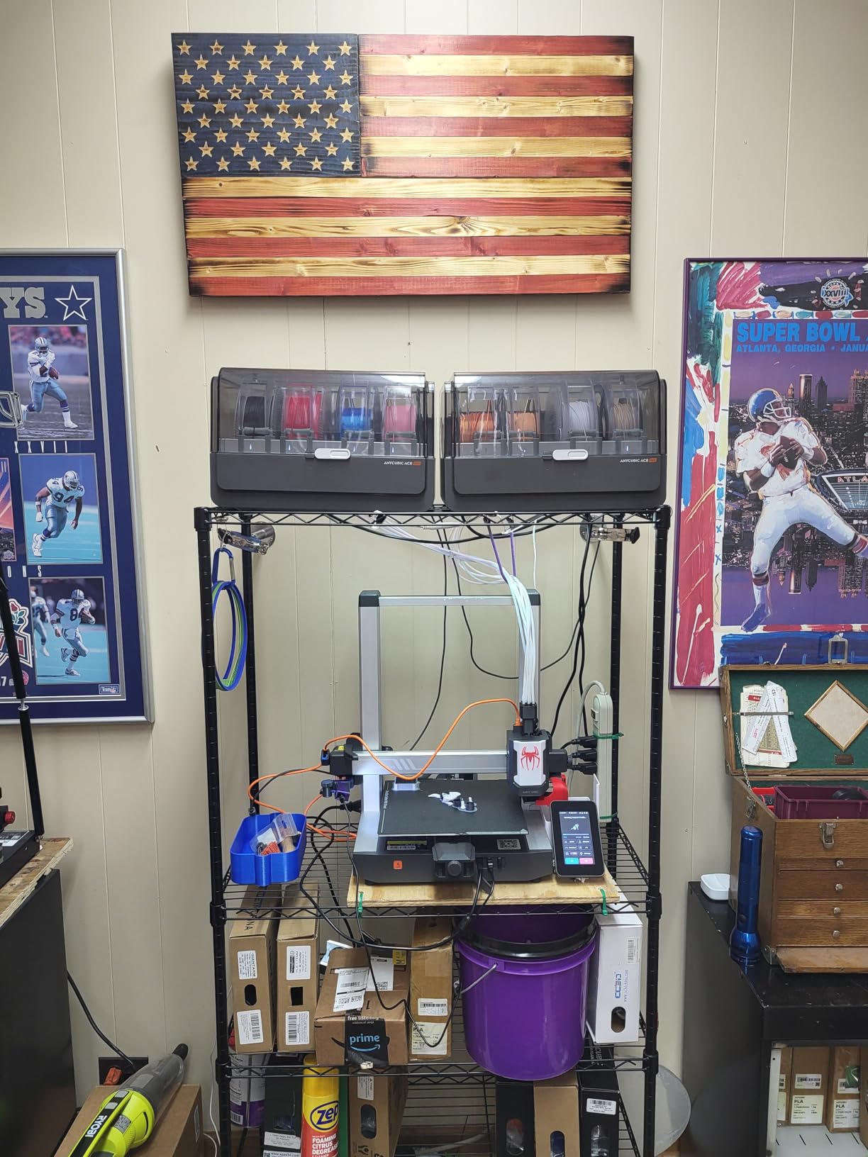 Anycubic Kobra 3 V2 3D Printer Only, Support Multi-Color 3D Printing Need with Additional Anycubic ACE Pro, Max 600mm/s High Speed, Built-in Camera Higher Precision Higher Success Rates 255×255×260mm customer photo 1