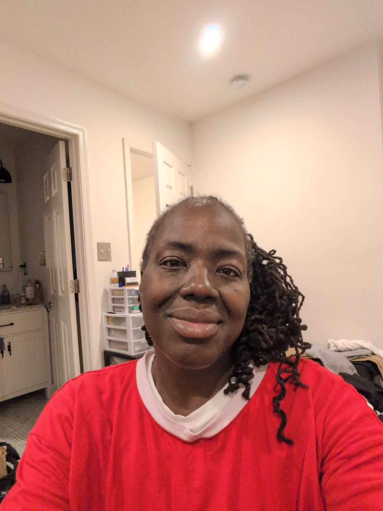 PRITECH Facial Cleansing Brush, Rechargeable Silicone Face Scrubber with Heat Massage End, Vibrating Exfoliator Scrubber for Deep Cleaning, Waterproof Face Brush (Pink) customer photo 1