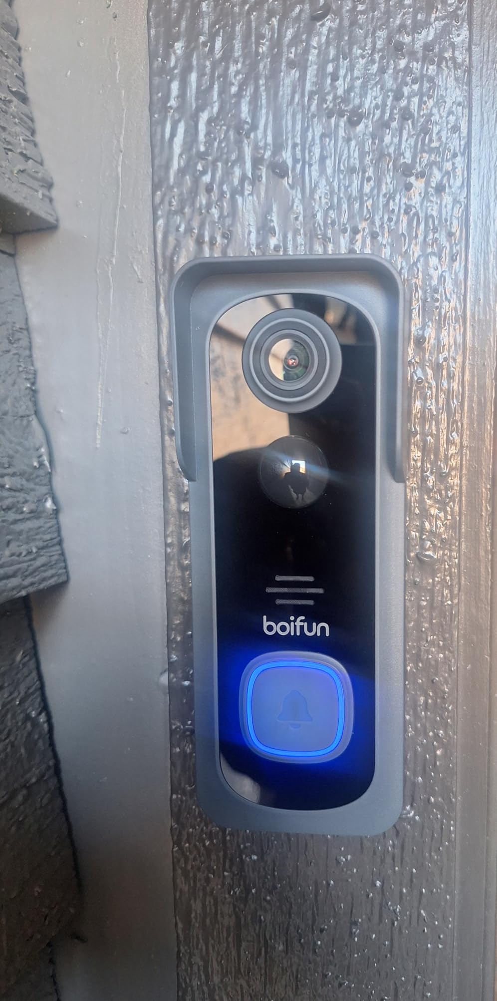 BOIFUN Video Doorbell Camera Wireless - No Subscription Required, 2K HD, 166° Wide View, HDR Night Vision, Motion Alerts, Two‑Way Audio & Battery Video Doorbell with Chime, 2.4 GHz Wi‑Fi Only customer photo 2