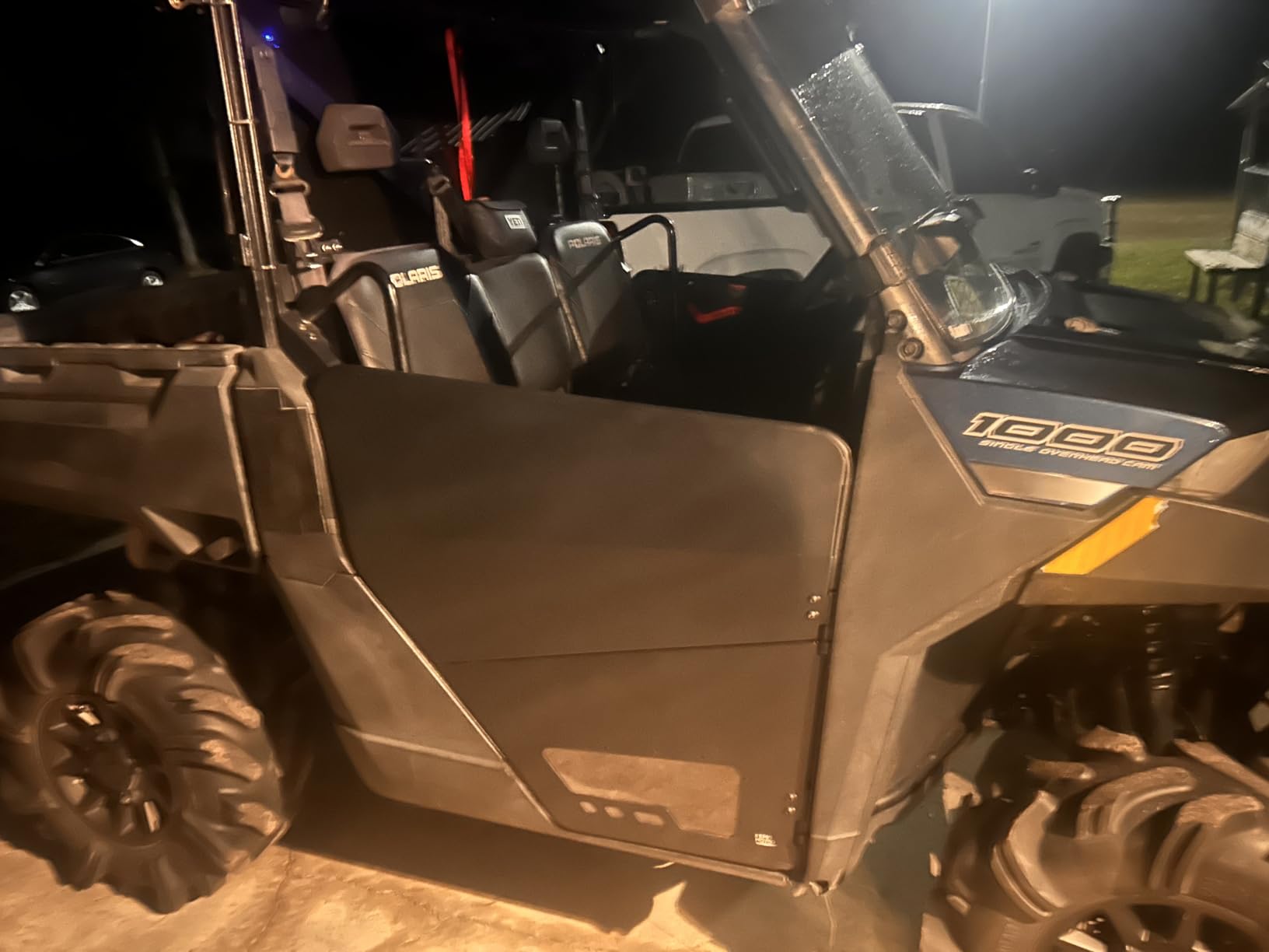 KEMIMOTO Aluminum Half Door Compatible with Polaris Ranger XP 1000 2018-2026, Ranger 1000 2020-2026, Lower Door Panels with PC Window to Expand Visibility customer photo 1